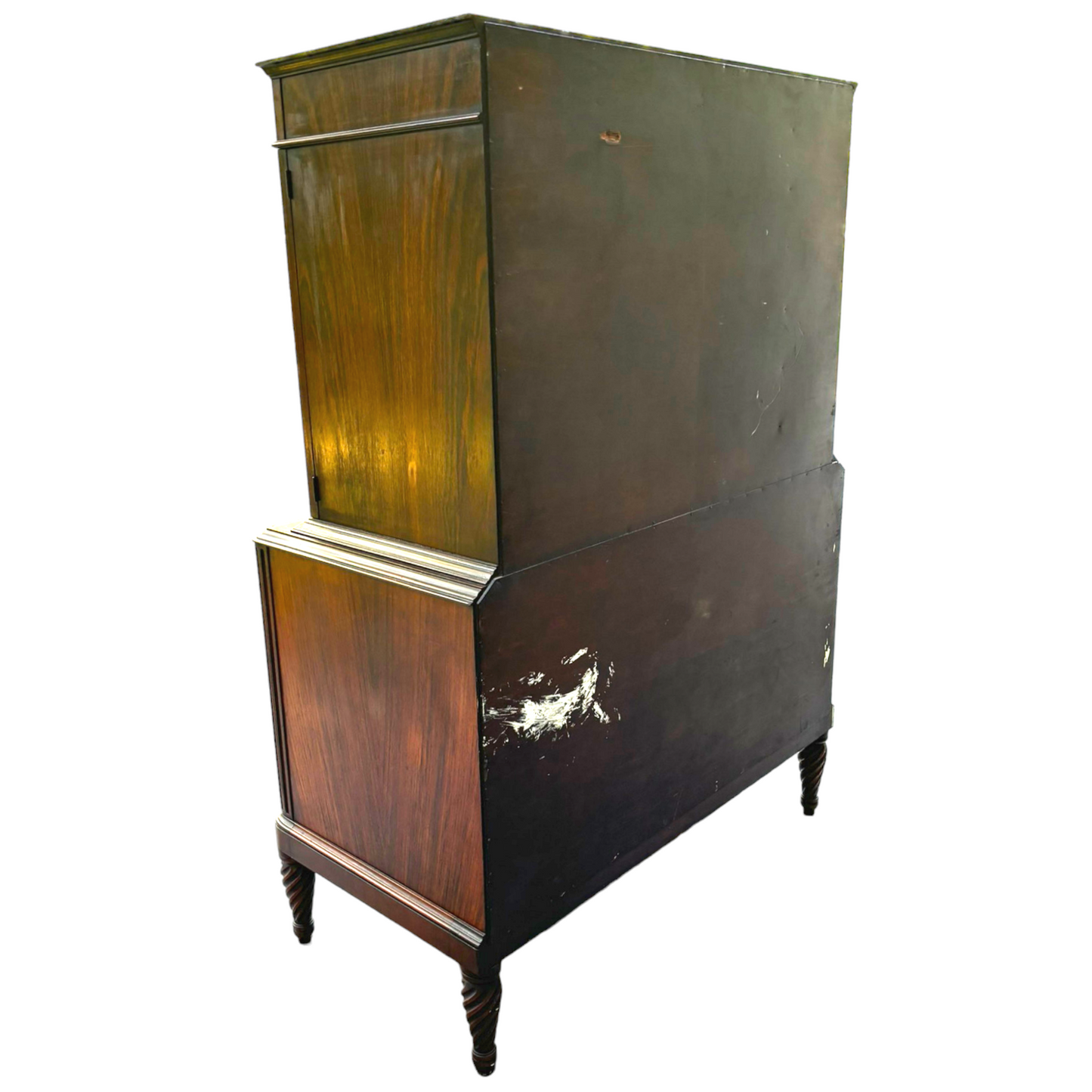 19th Century Classical Mahogany & Marquetry Gentlemen's Chest