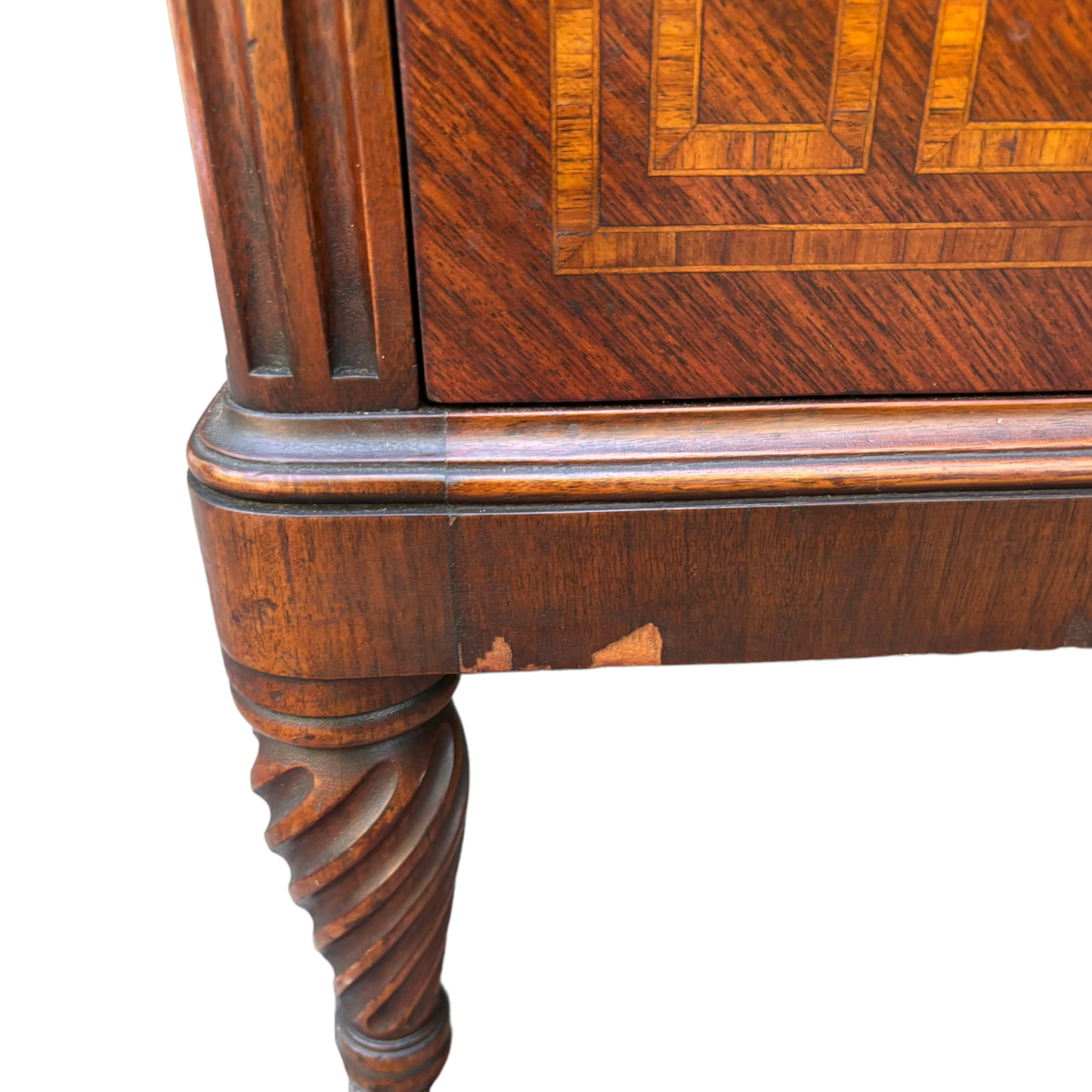 19th Century Classical Mahogany & Marquetry Gentlemen's Chest
