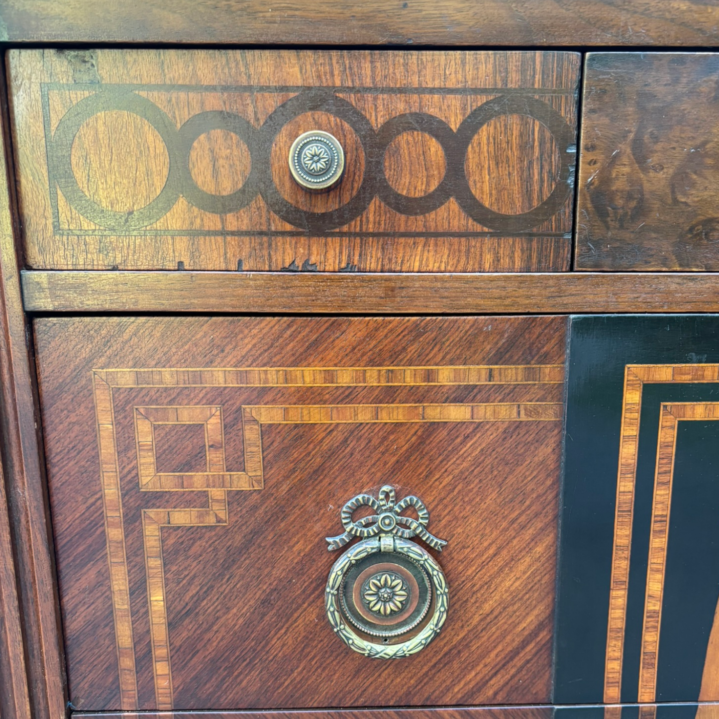 19th Century Classical Double Dresser