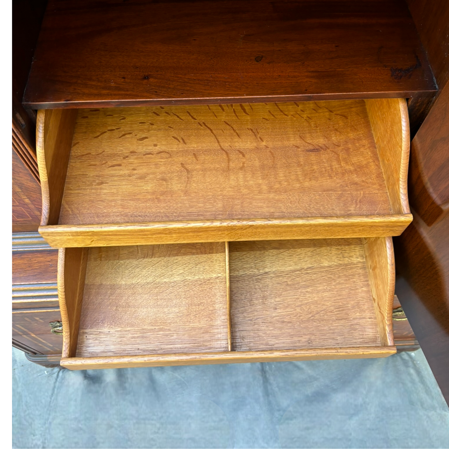19th Century Classical Mahogany & Marquetry Gentlemen's Chest
