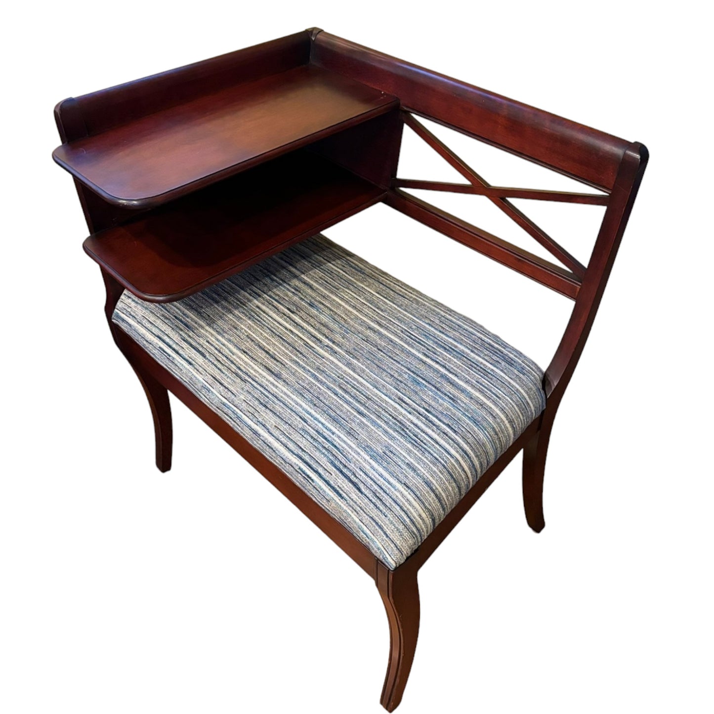 Mid-Century Telephone "Gossip" Bench