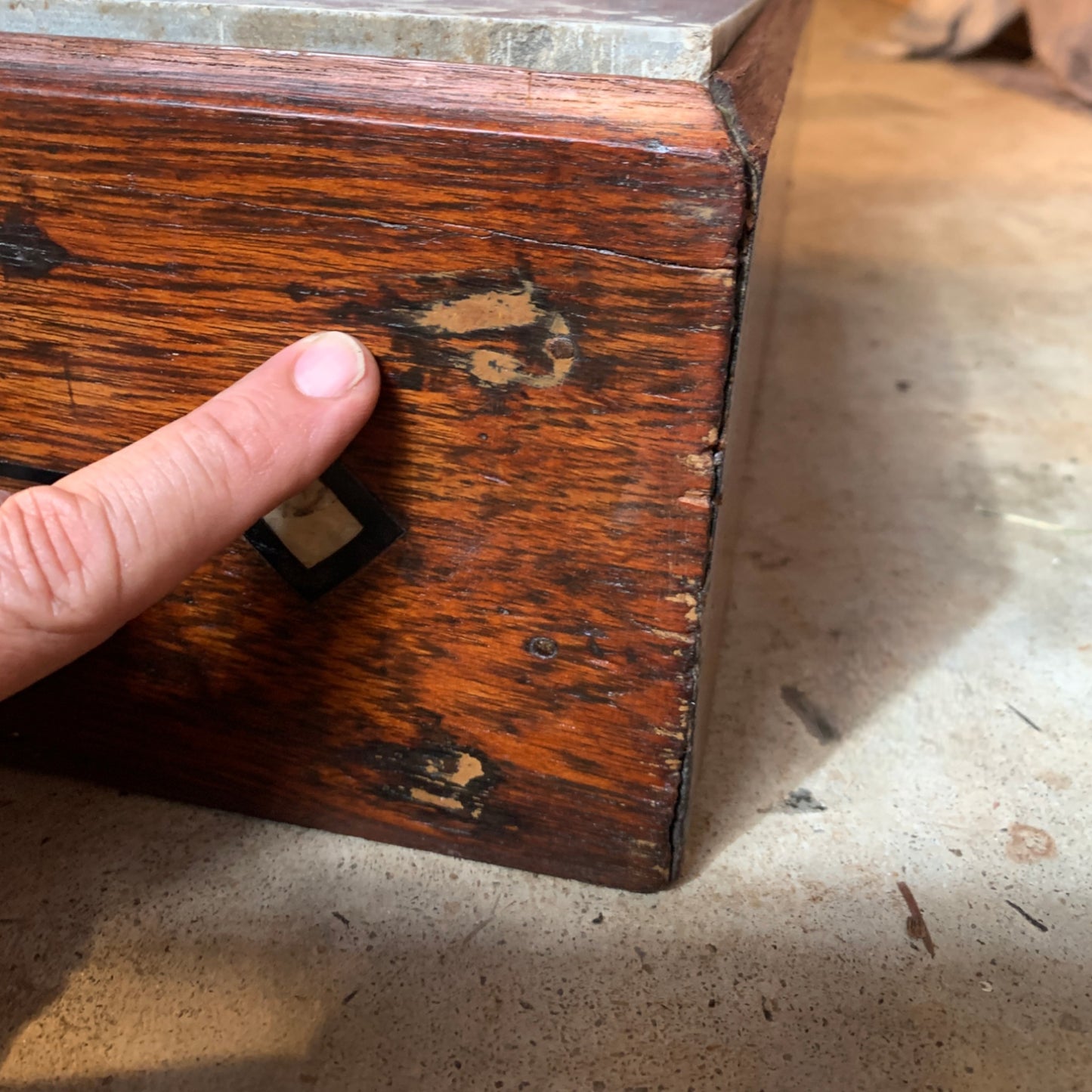 Antique English Arts & Crafts Rosewood Hall Stand