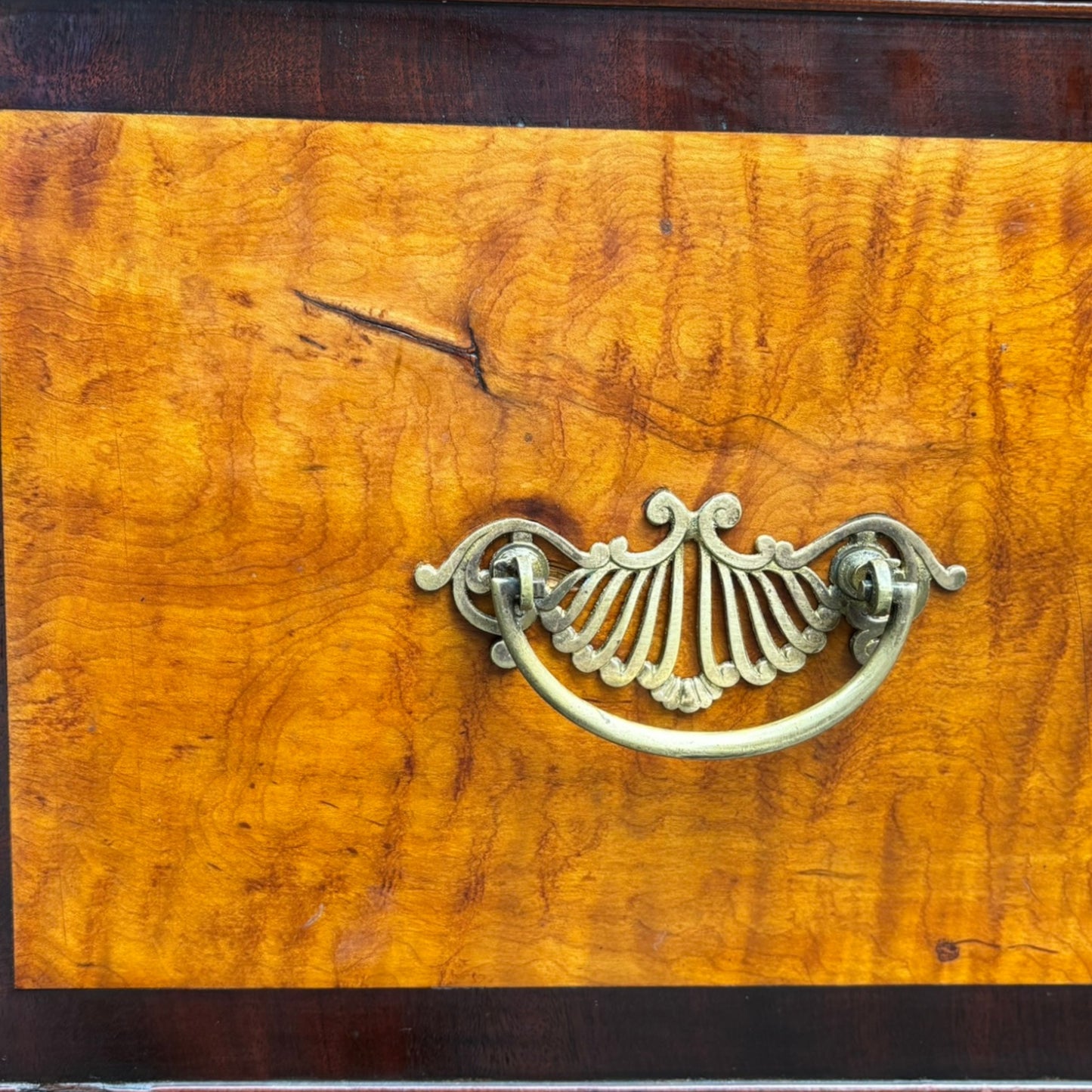 Antique Tiger Maple Chest of Drawers