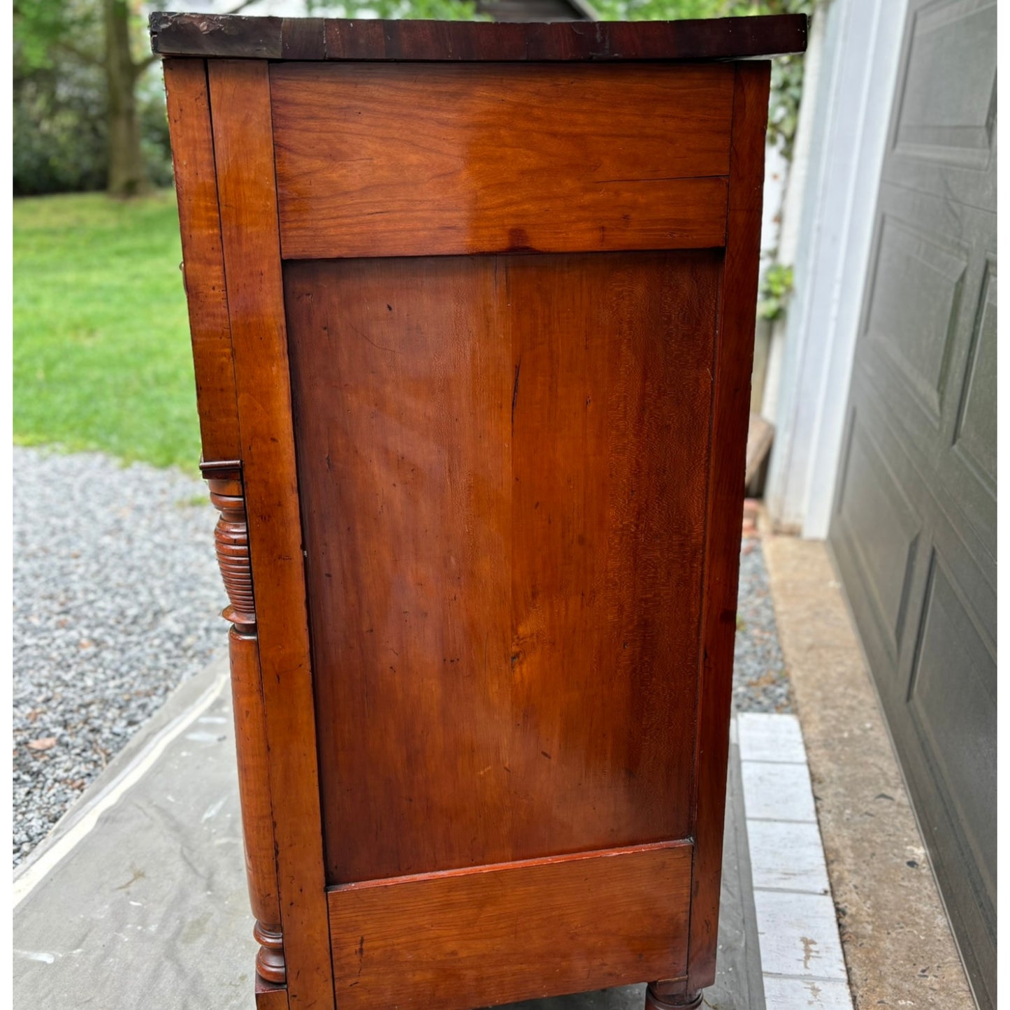 Antique Tiger Maple Chest of Drawers