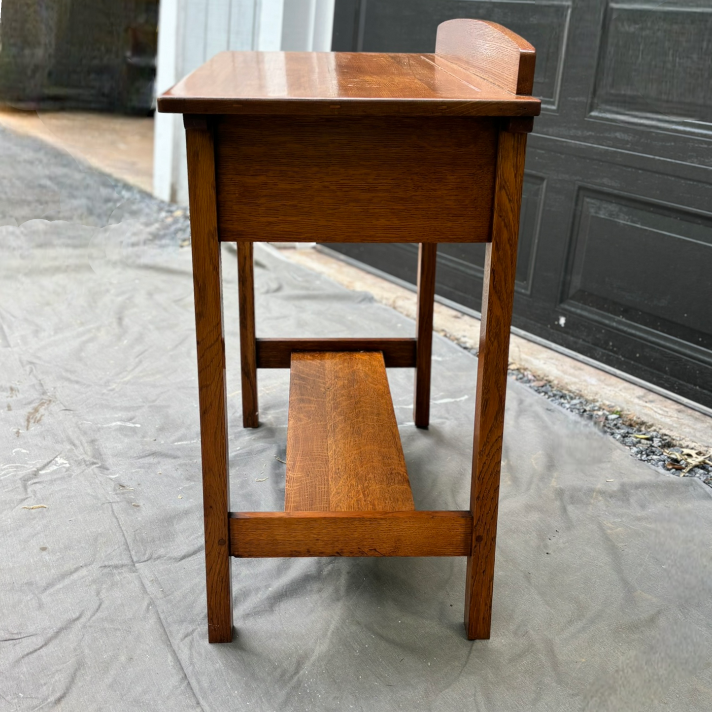 Limbert Mission Oak Arts & Crafts Writing Desk