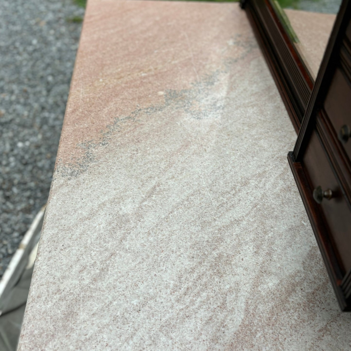 Antique Chest of Drawers with Mirror