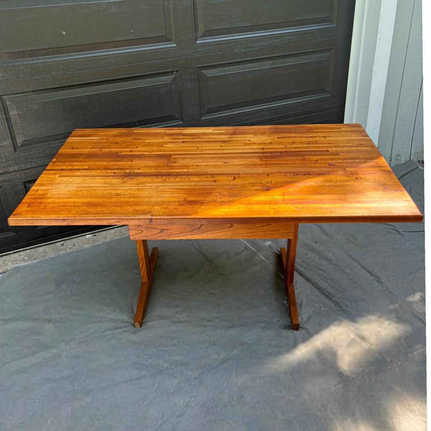 Butcher Block Work Table