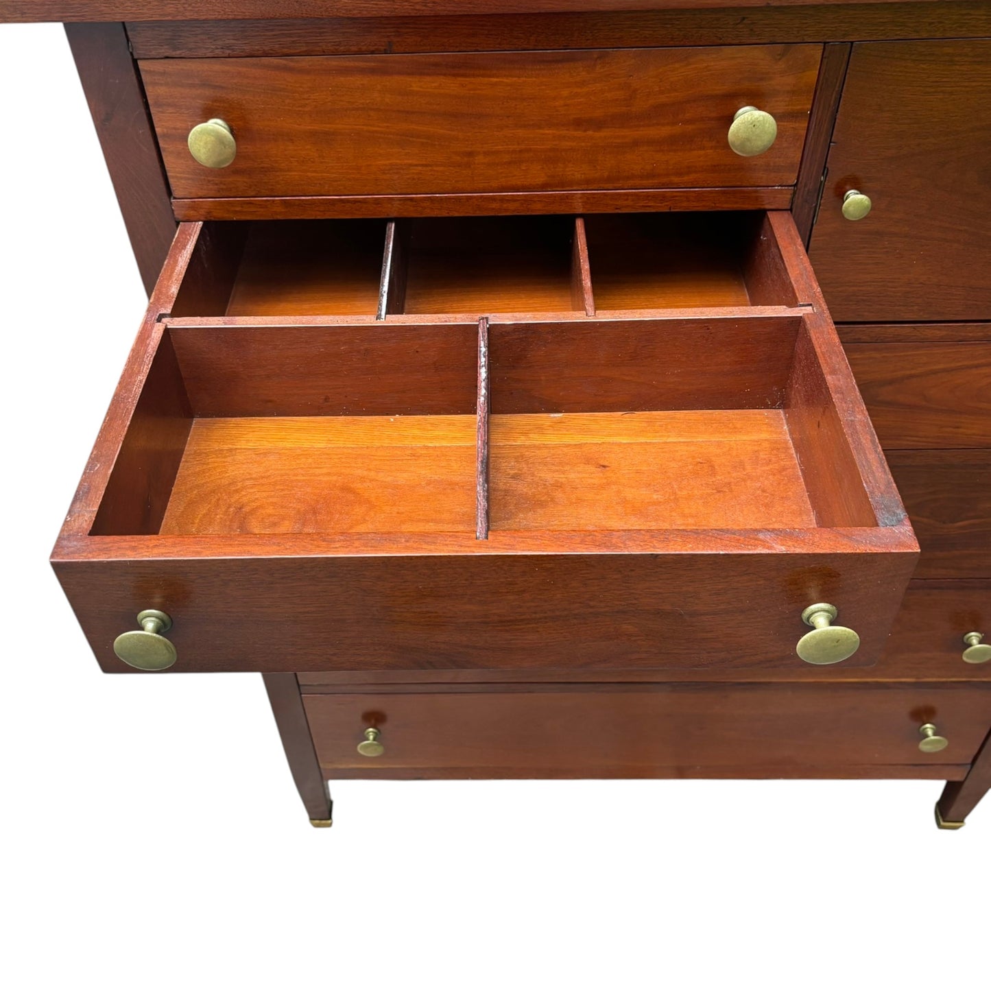 Vintage Georgian Style Chest of Drawers With Mirror