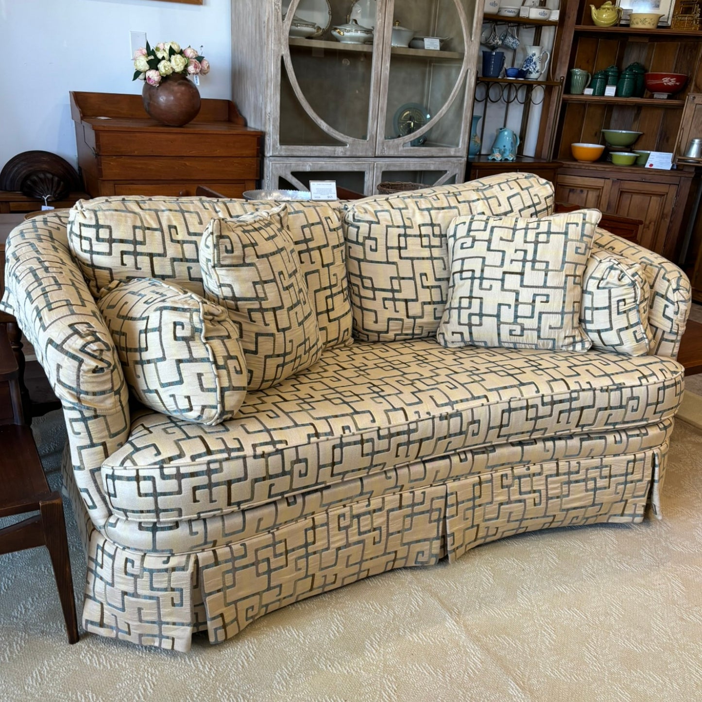 Upholstered Sofa by Sherrill