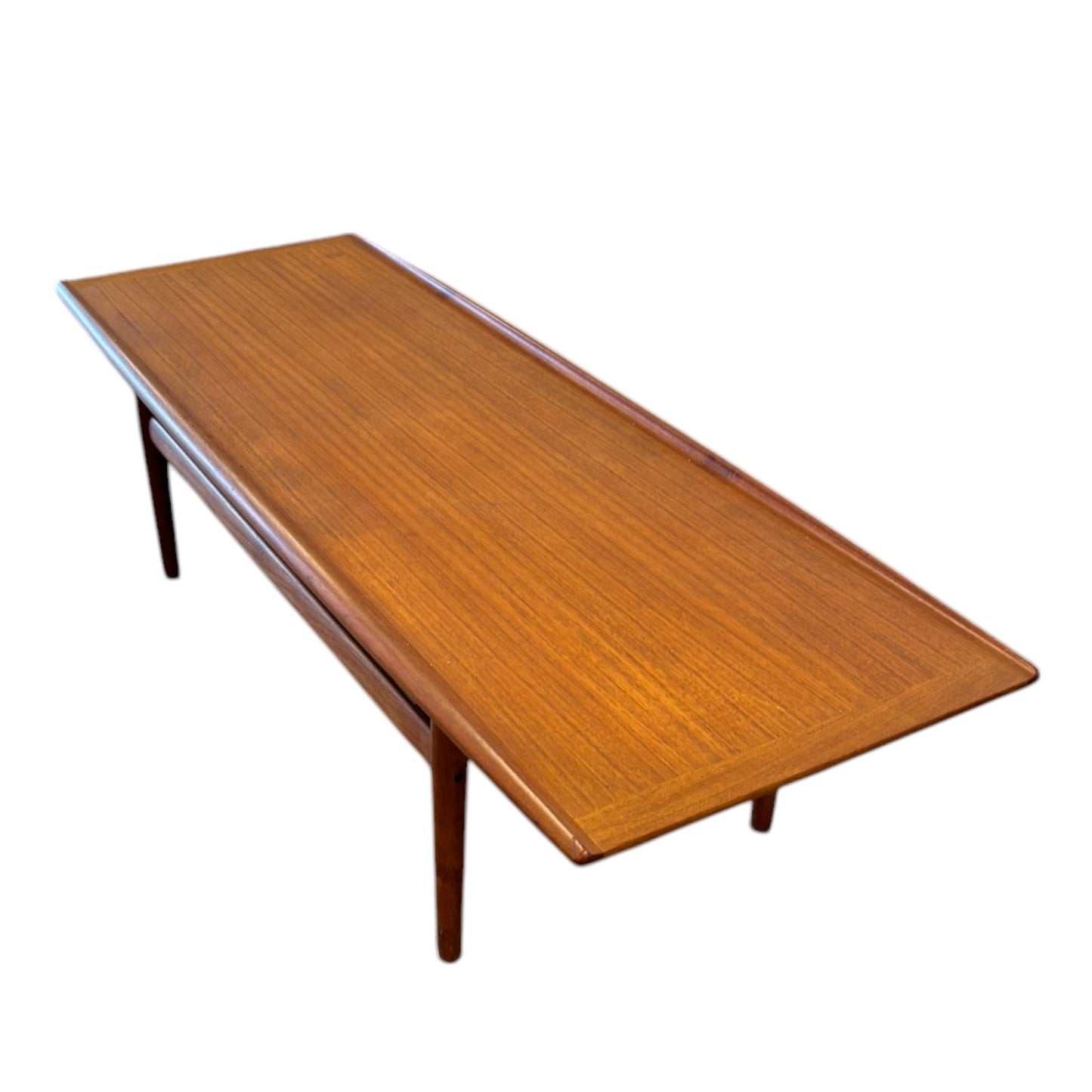 Vintage Danish Mid Century Modern Surfboard Coffee Table