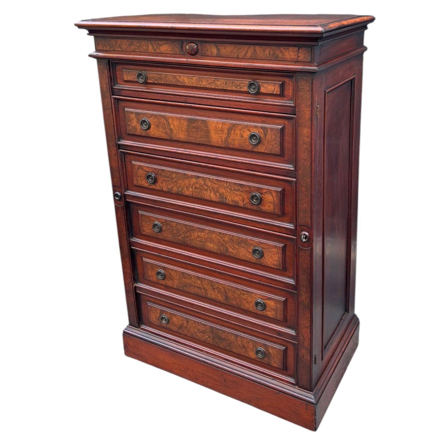 Antique Tall Butler's Chest