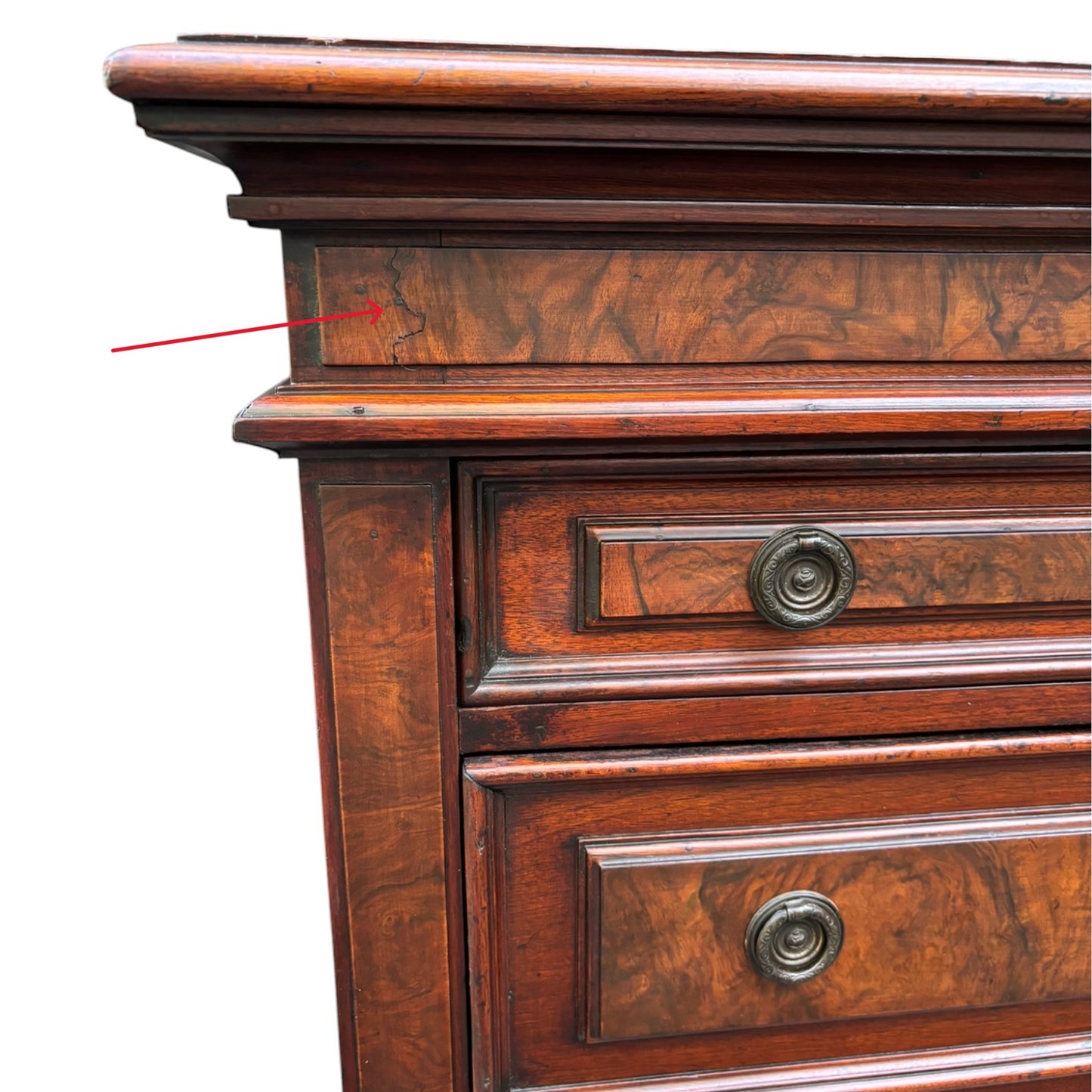 Antique Tall Butler's Chest