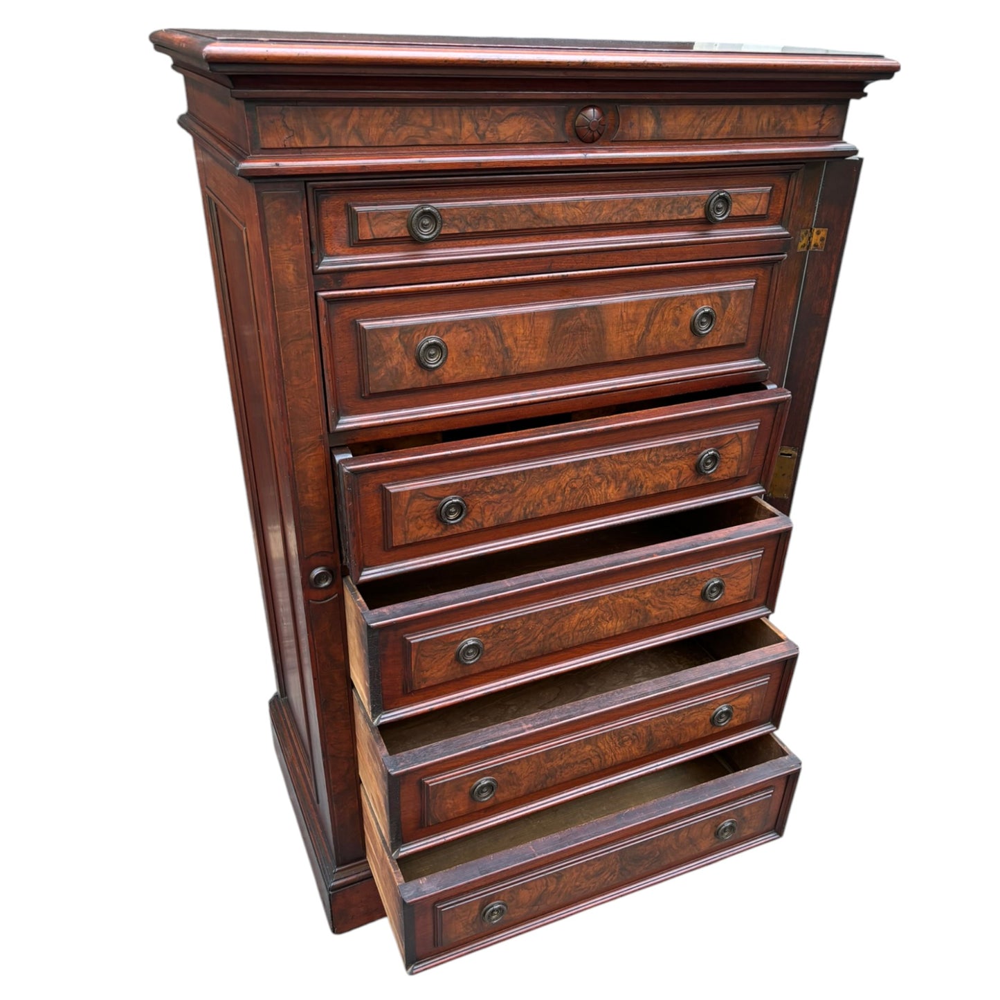 Antique Tall Butler's Chest