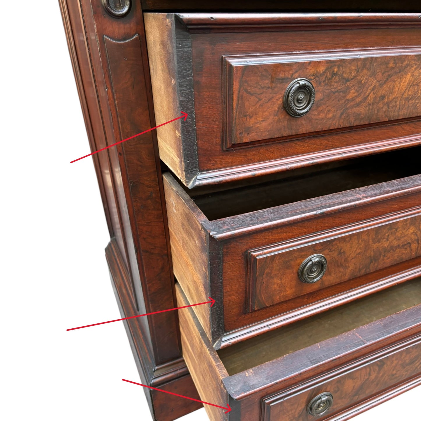 Antique Tall Butler's Chest