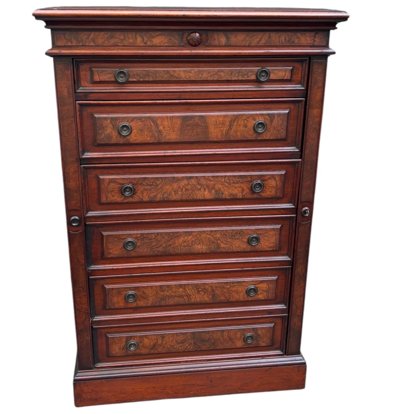 Antique Tall Butler's Chest