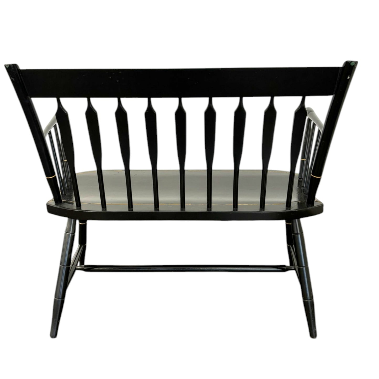 Vintage Nichols & Stone Windsor style Settee Bench