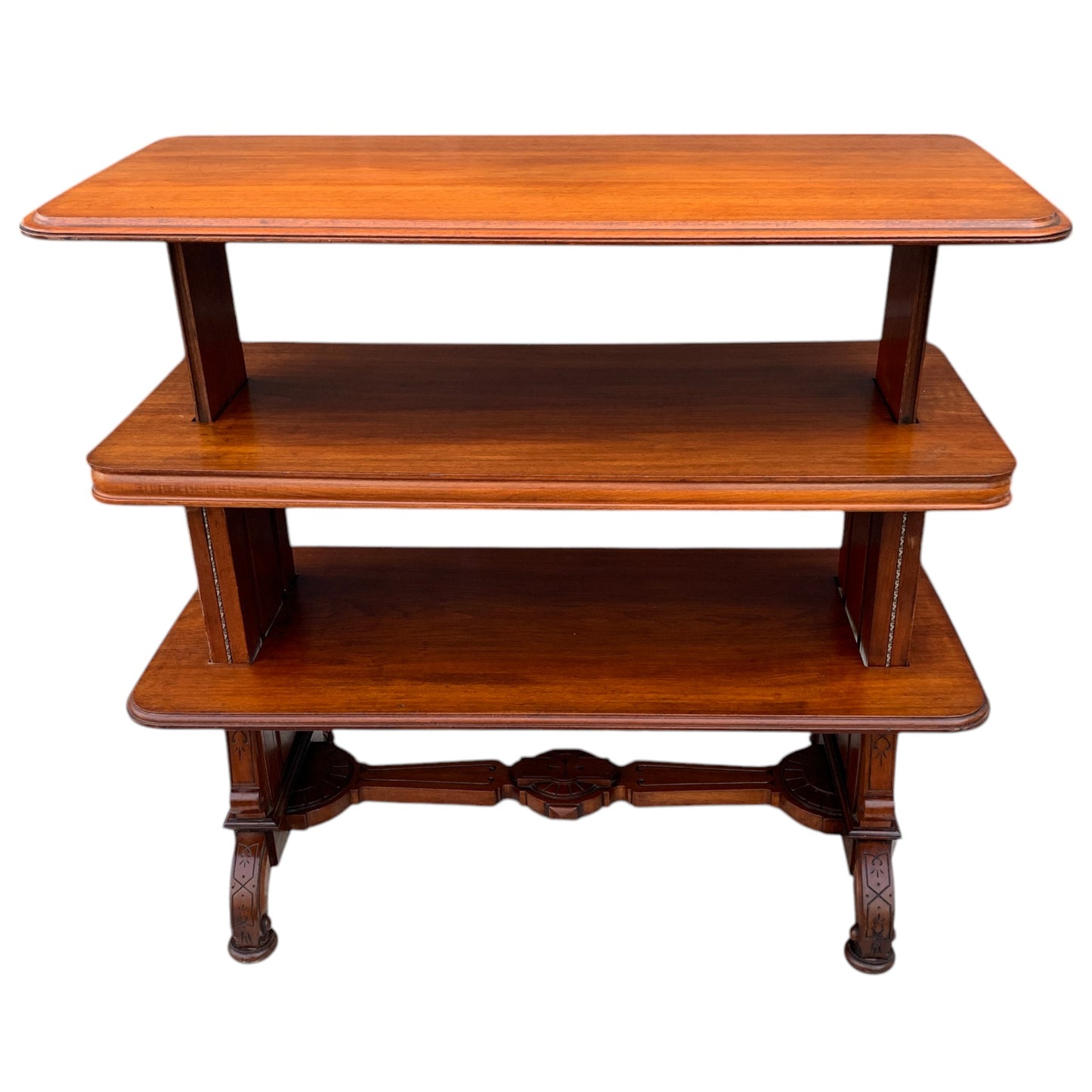 Antique Victorian Era Three Tier Dumbwaiter