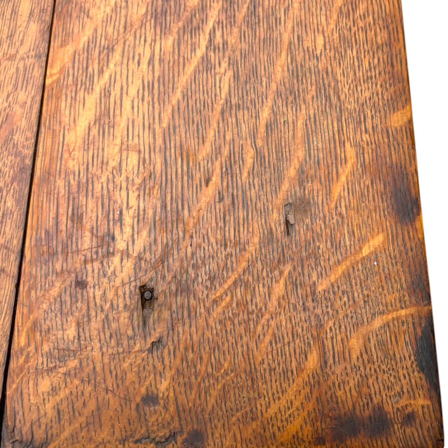 Vintage Arts & Crafts Style Tiger Oak Credenza Cabinet