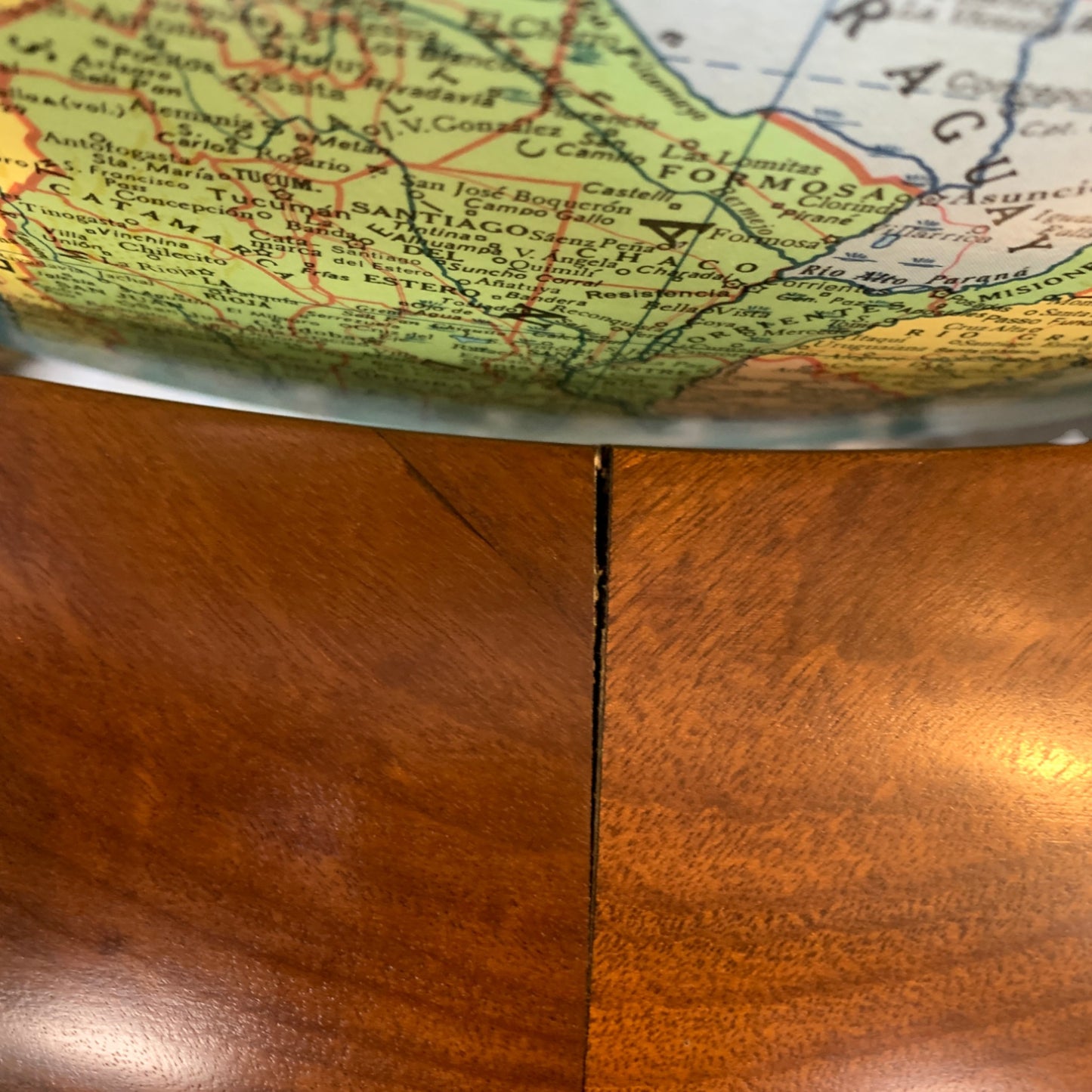 Vintage Replogle 32” Library Globe (Illuminated) with Stand