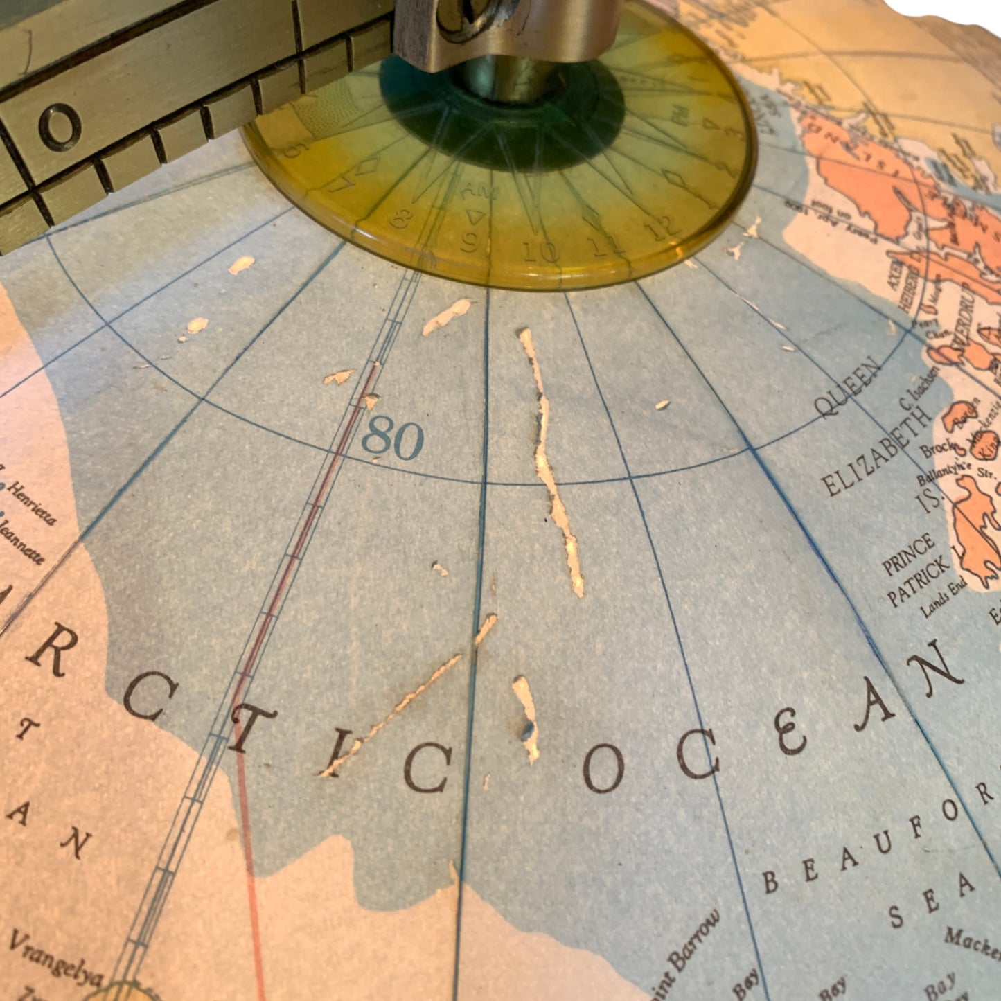 Vintage Replogle 32” Library Globe (Illuminated) with Stand