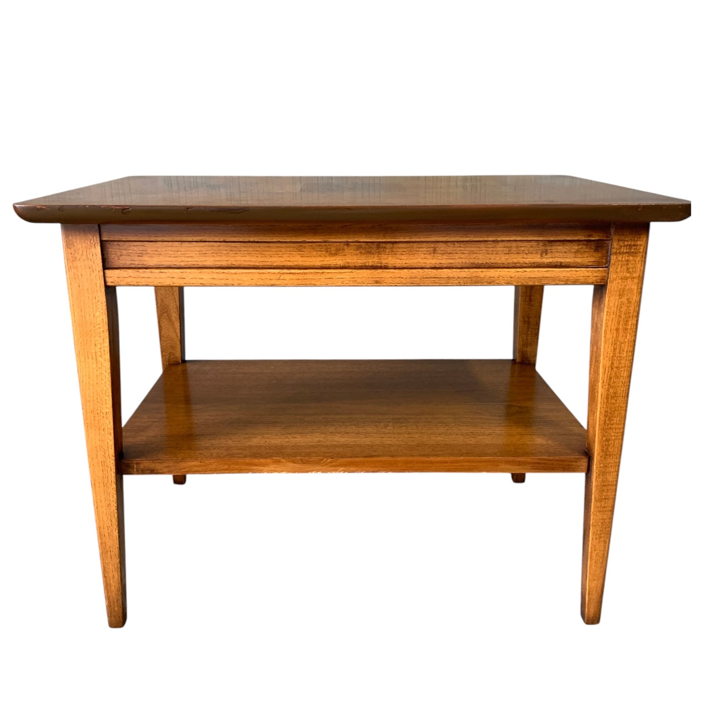 Mid Century Modern Lane Burl Side Table
