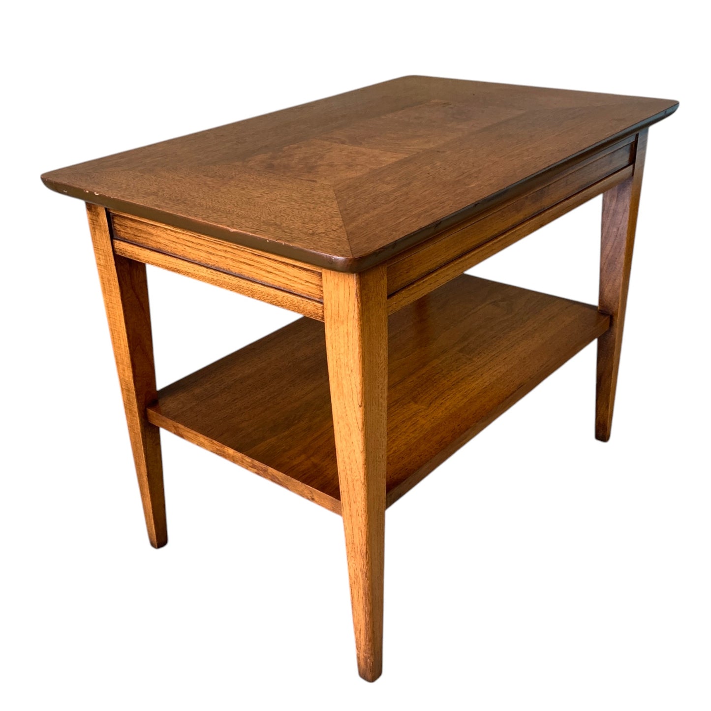 Mid Century Modern Lane Burl Side Table