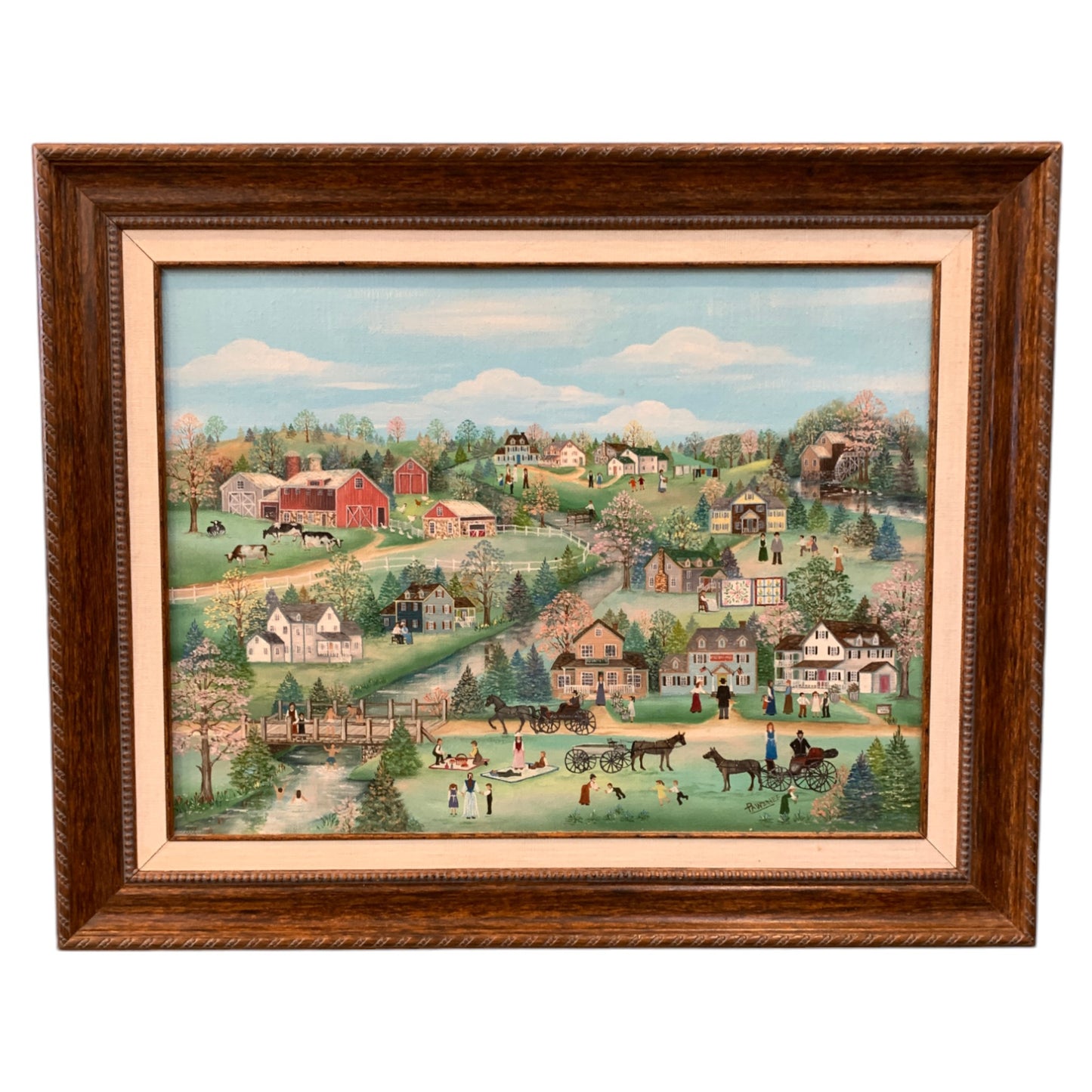 "Hillside Spring" Oil on Canvas by Pawinee McEntire