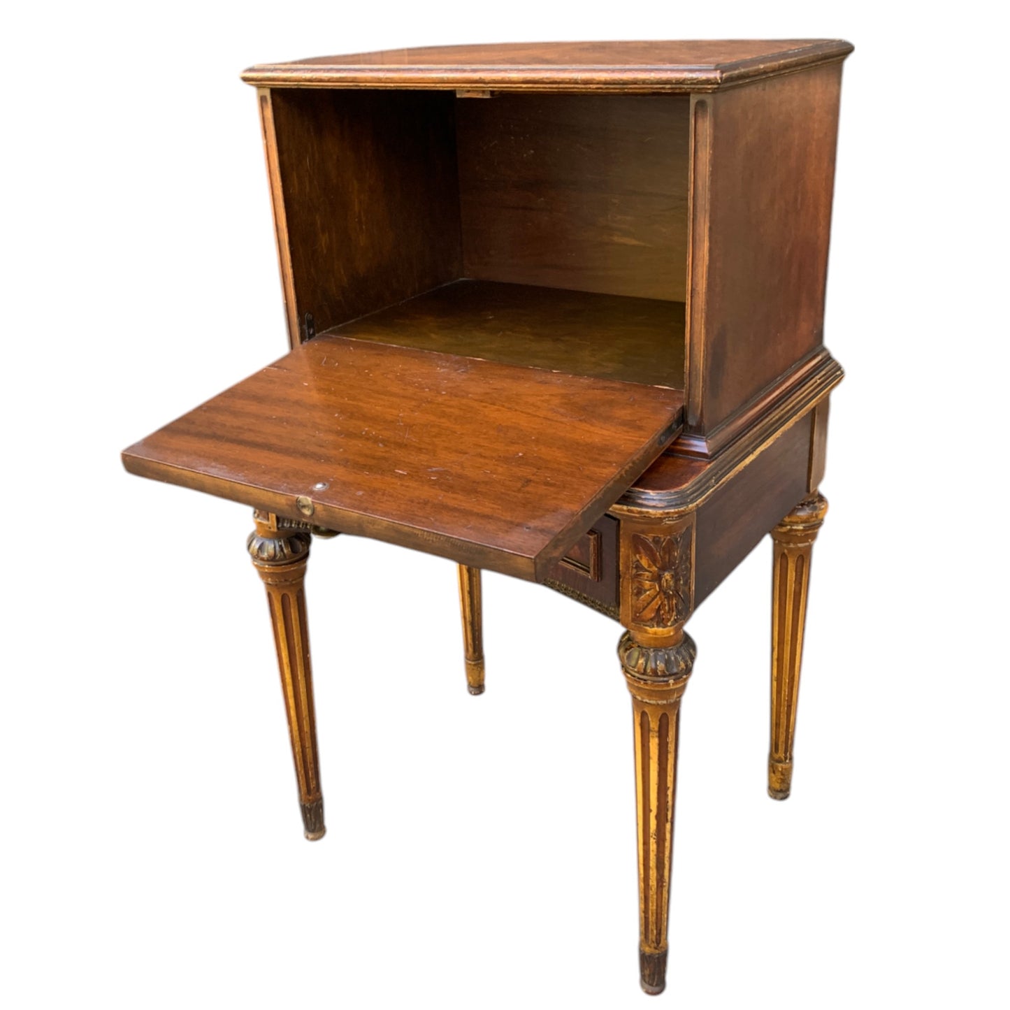 Antique Louis XVI Style Bonheur du Jour Writing Chest