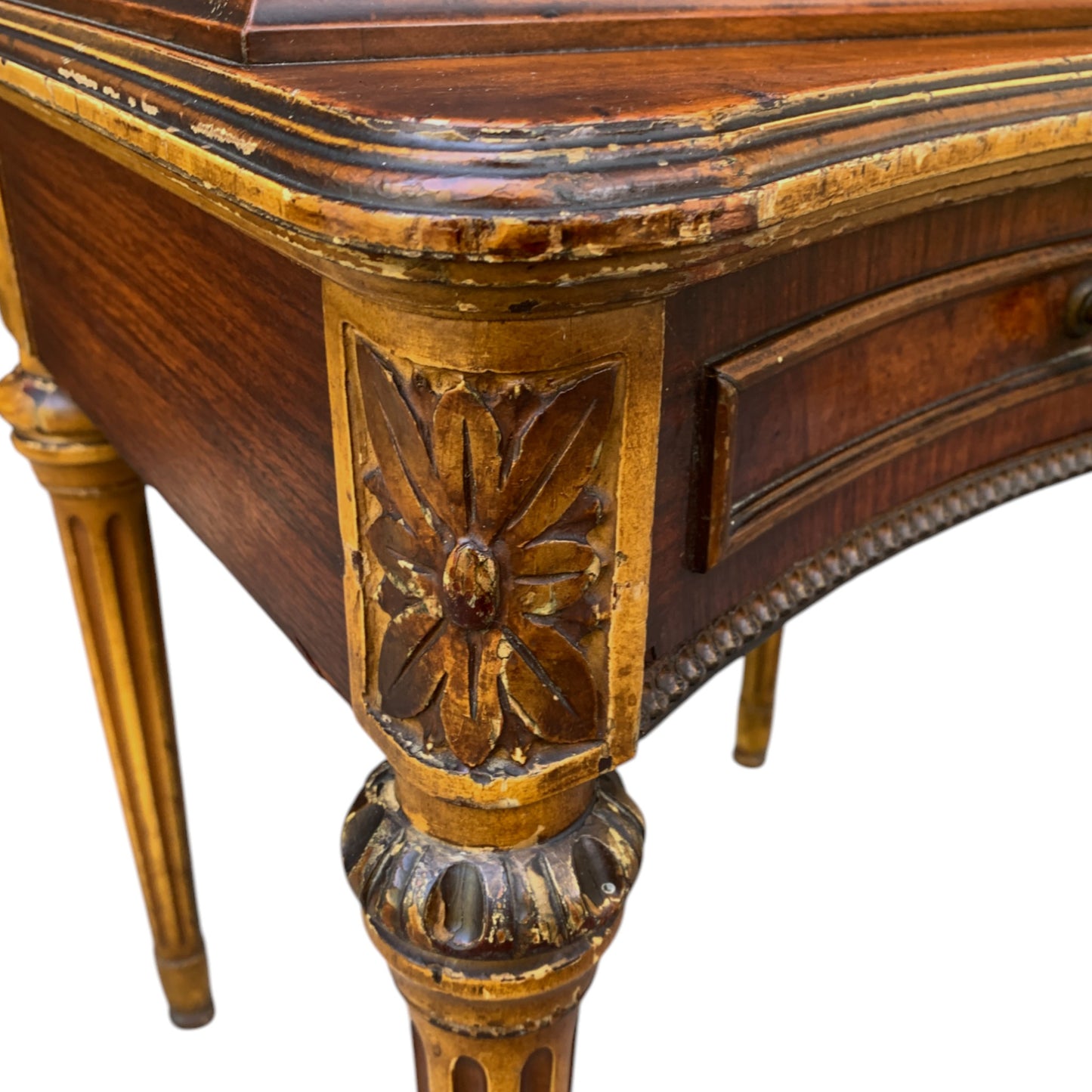 Antique Louis XVI Style Bonheur du Jour Writing Chest