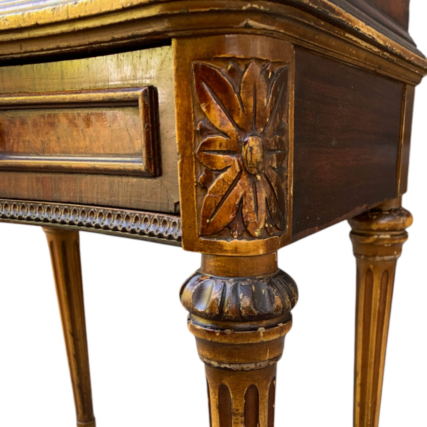 Antique Louis XVI Style Bonheur du Jour Writing Chest