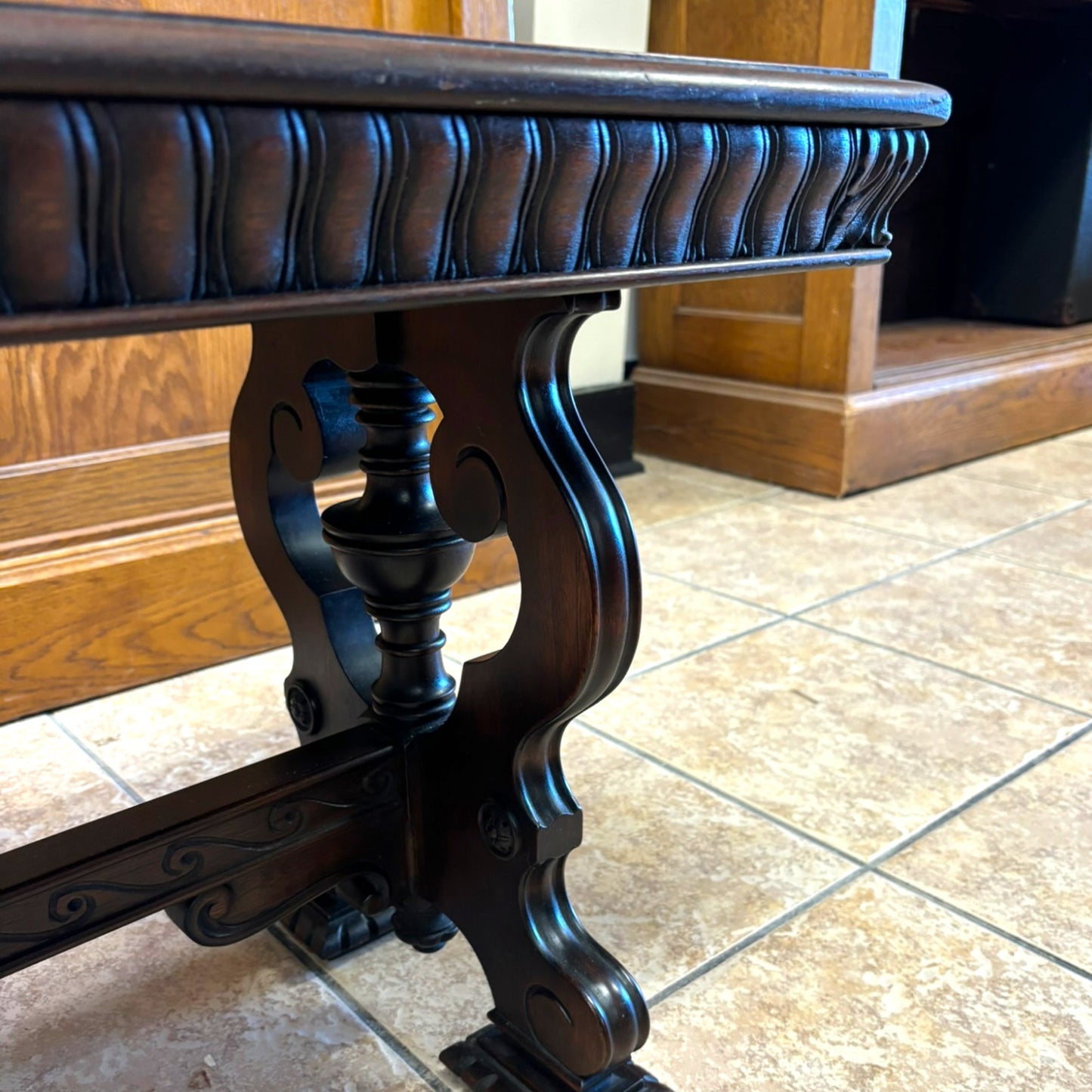 Antique Walnut Bench