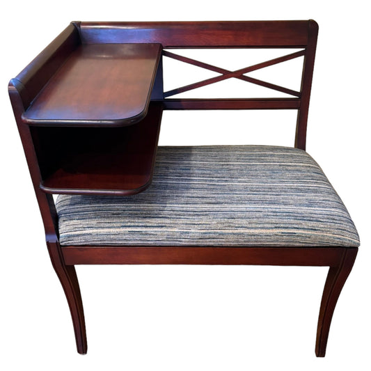 Mid-Century Telephone "Gossip" Bench