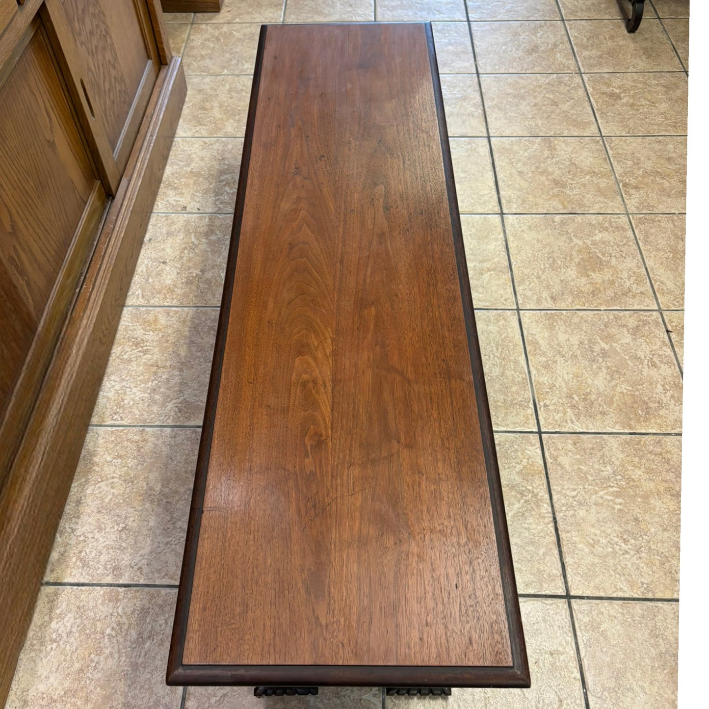 Antique Walnut Bench