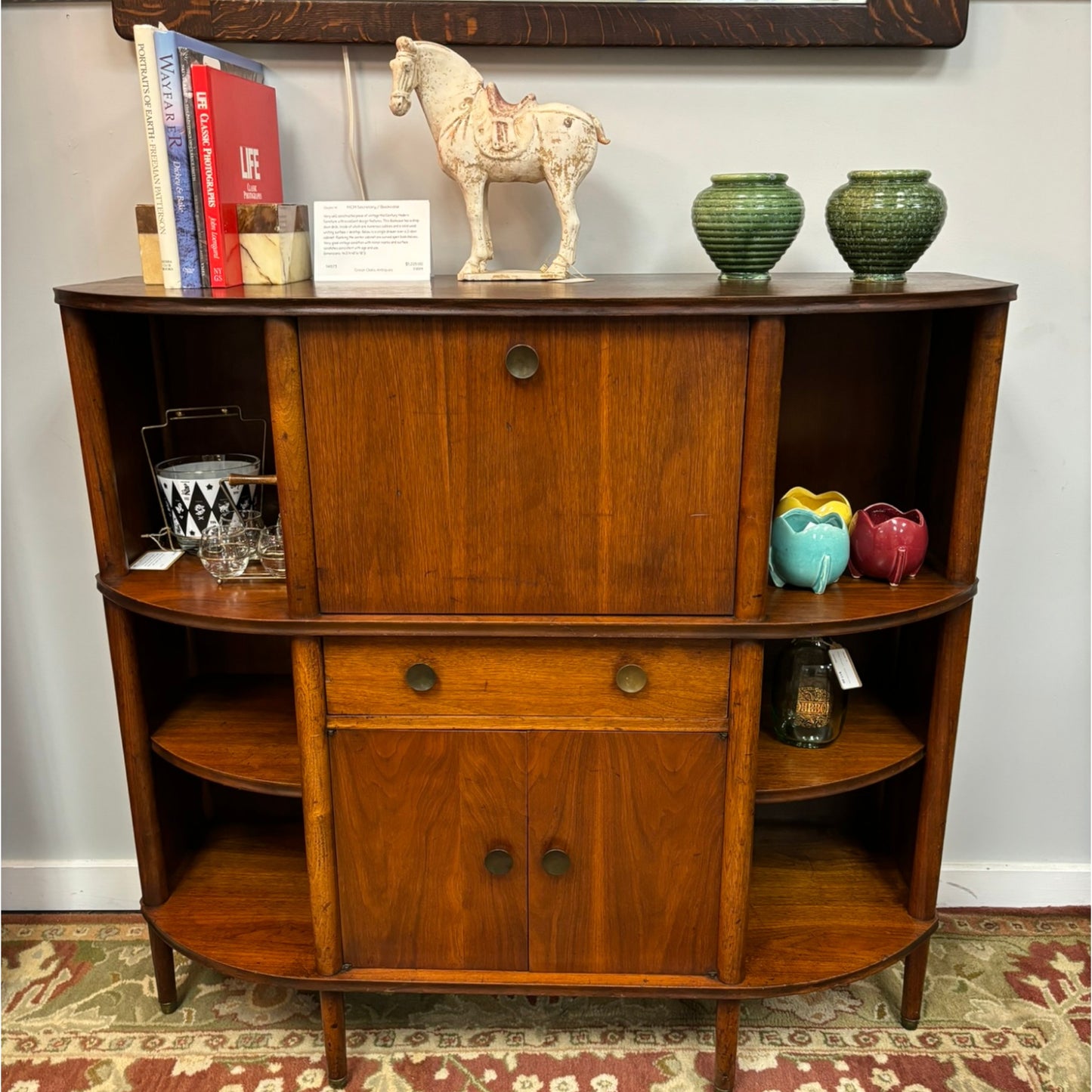 Mid Century Modern Style Bookcase