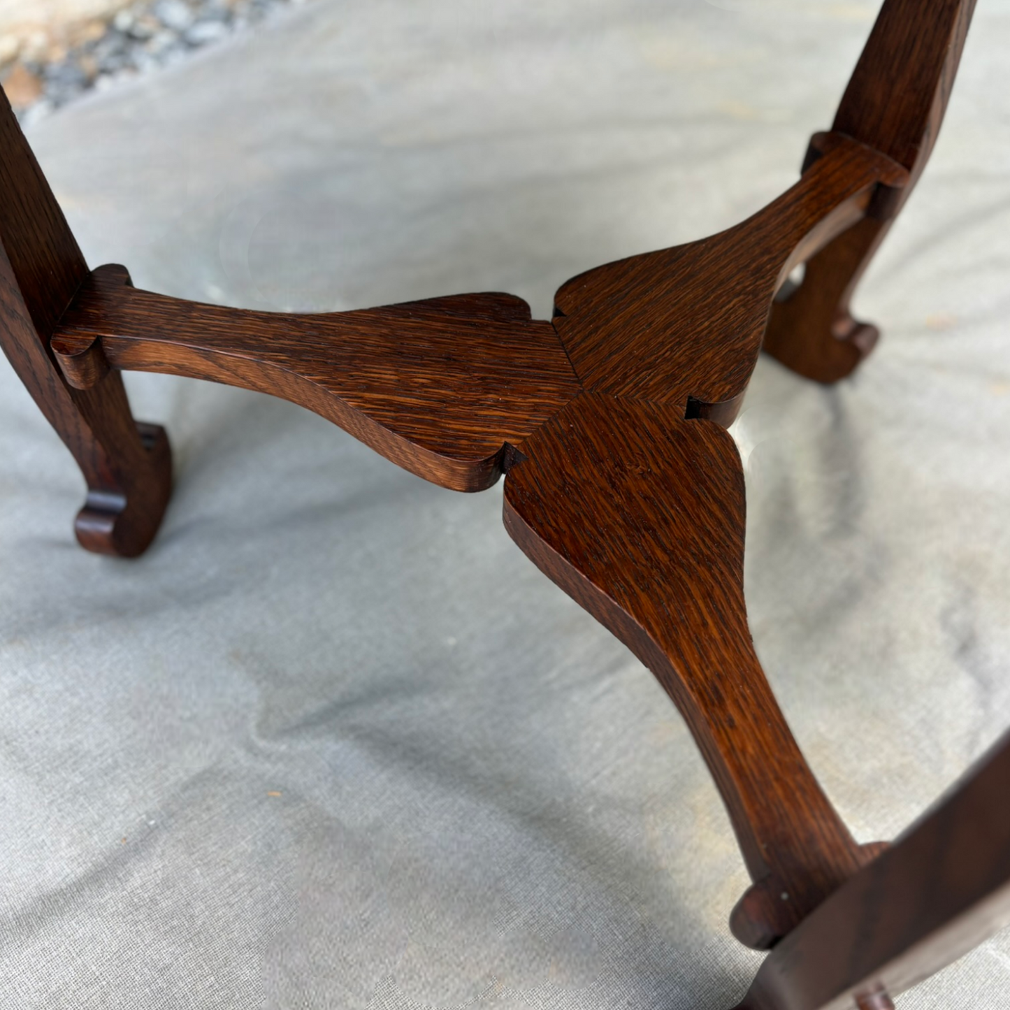 Arts and Crafts Trefoil Table