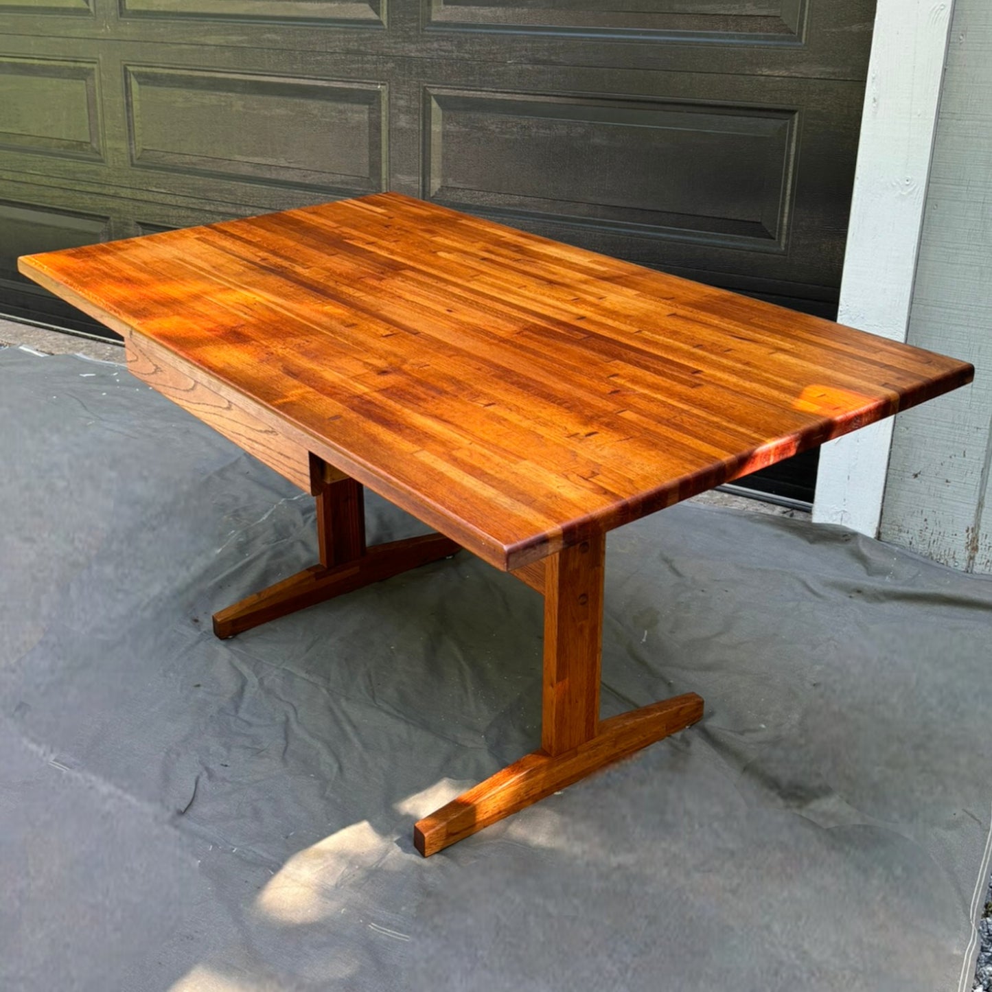 Butcher Block Work Table