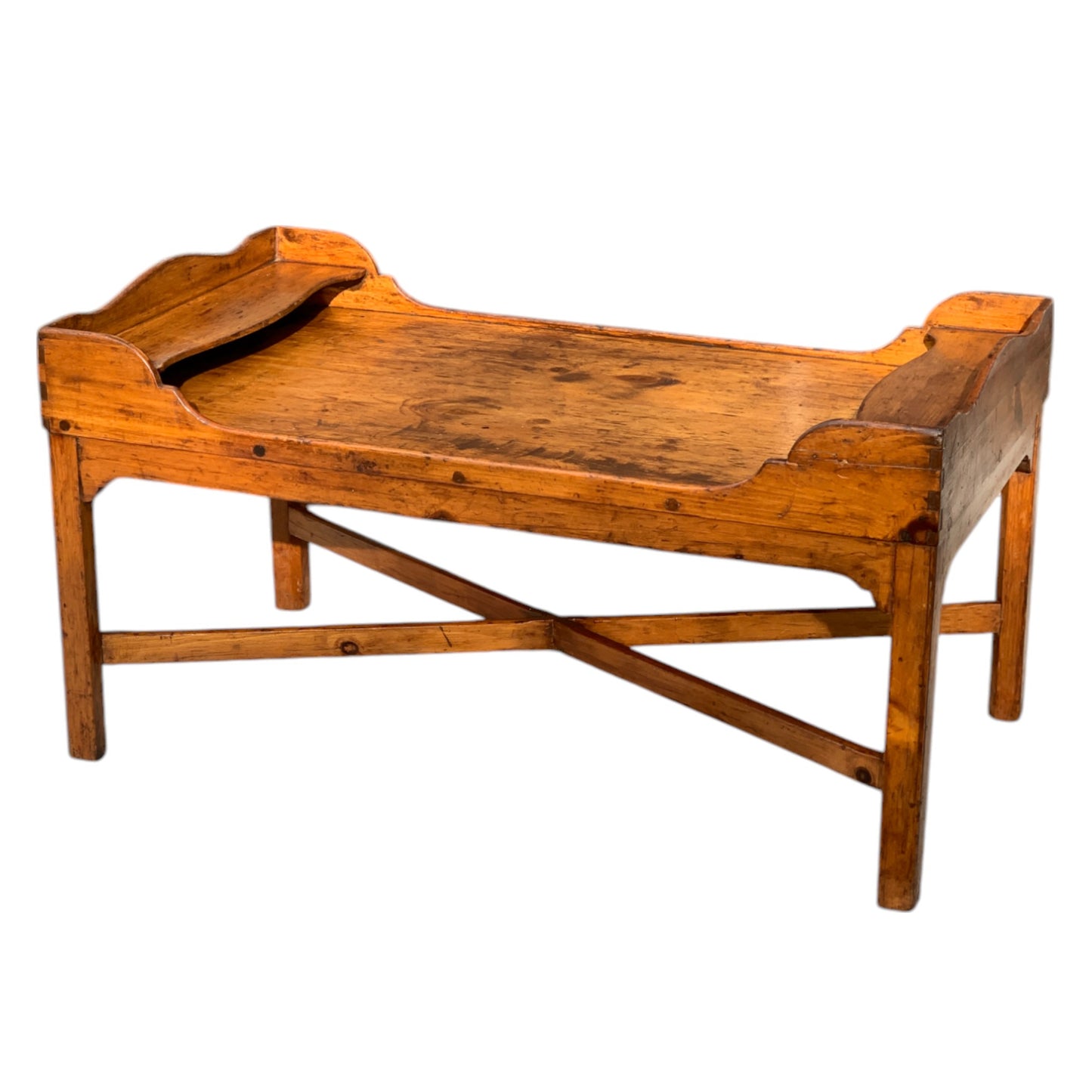 Antique Rustic Pine Coffee Table