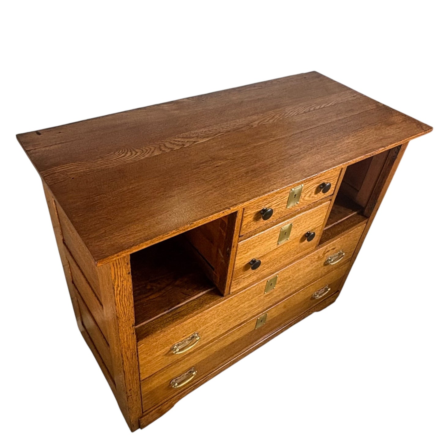 Antique Oak Arts & Crafts Style Sideboard