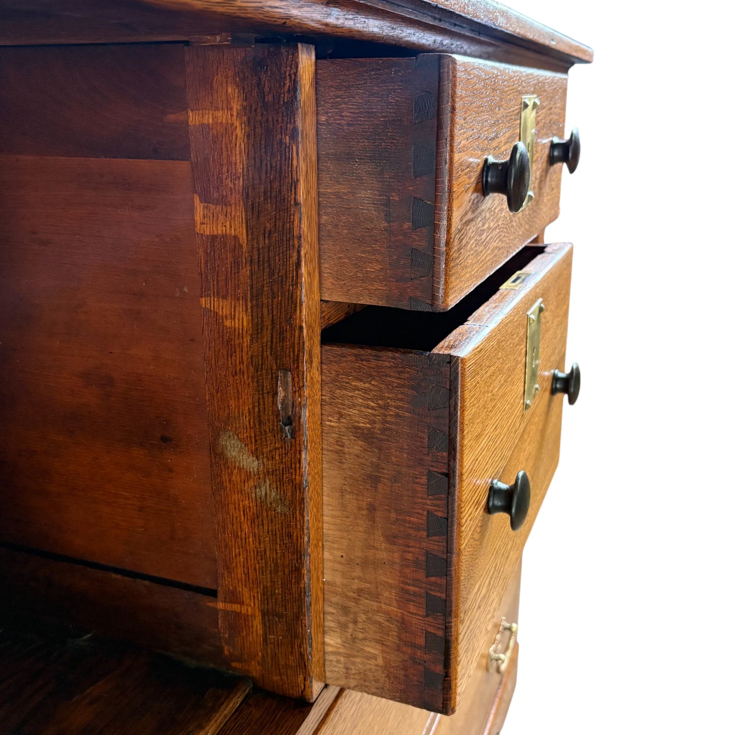 Antique Oak Arts & Crafts Style Sideboard