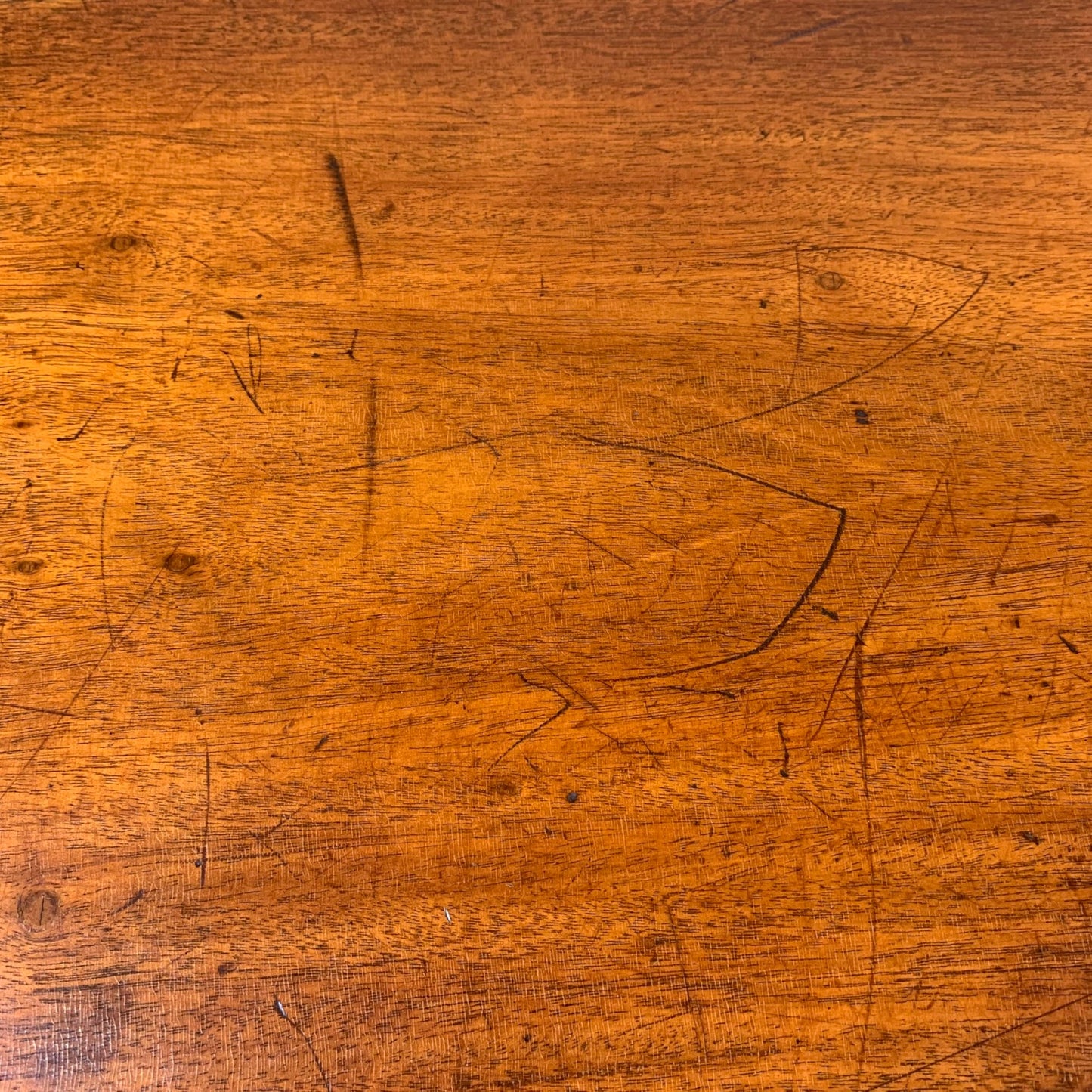 Antique English Slant Front Mahogany Desk on Stand