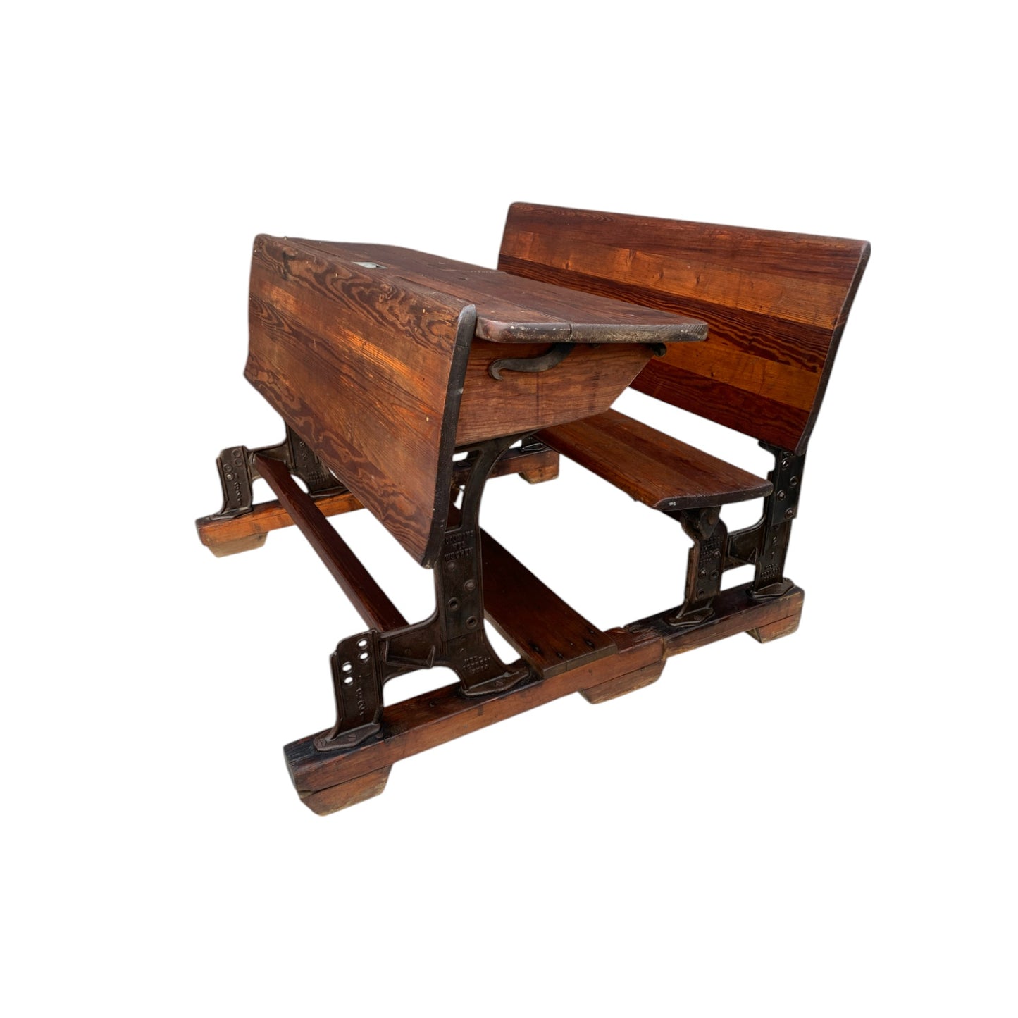 19th Century German Double School Desk