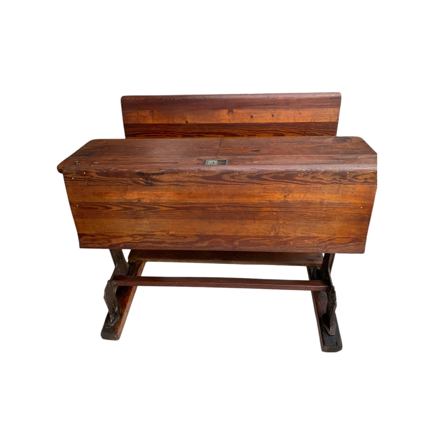 19th Century German Double School Desk