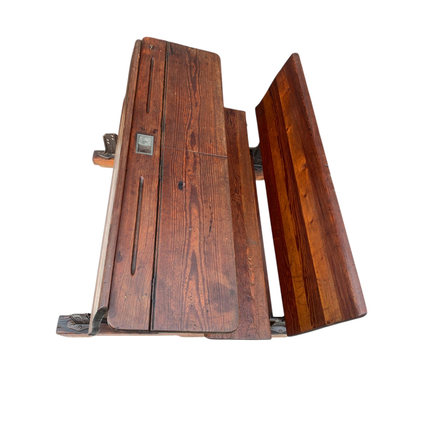 19th Century German Double School Desk