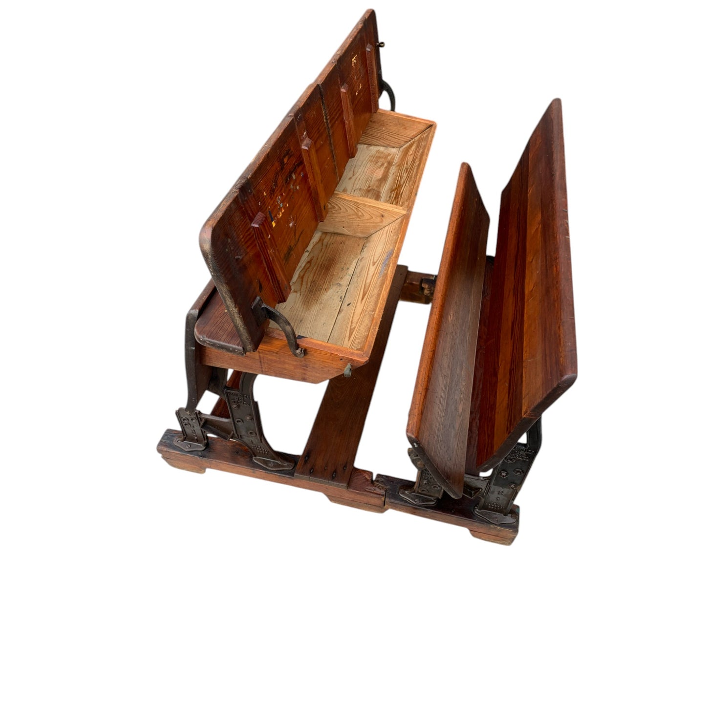 19th Century German Double School Desk