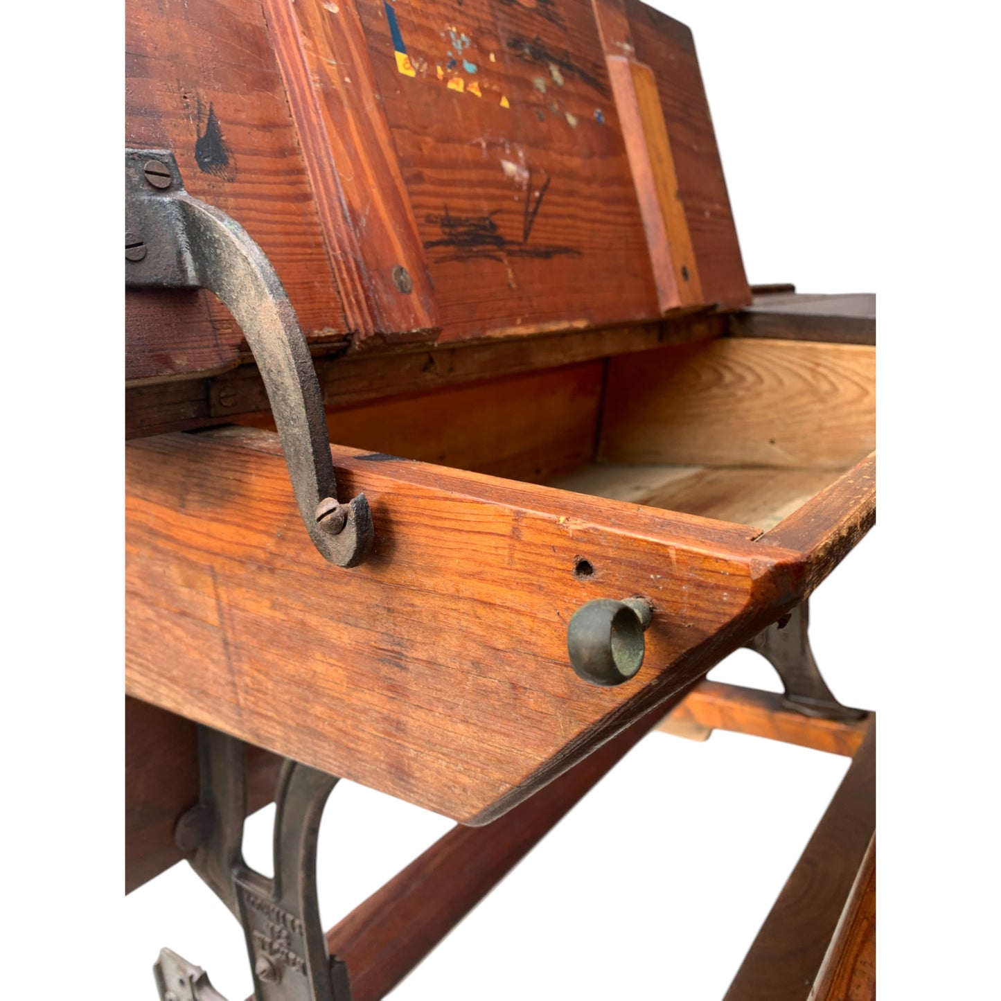 19th Century German Double School Desk