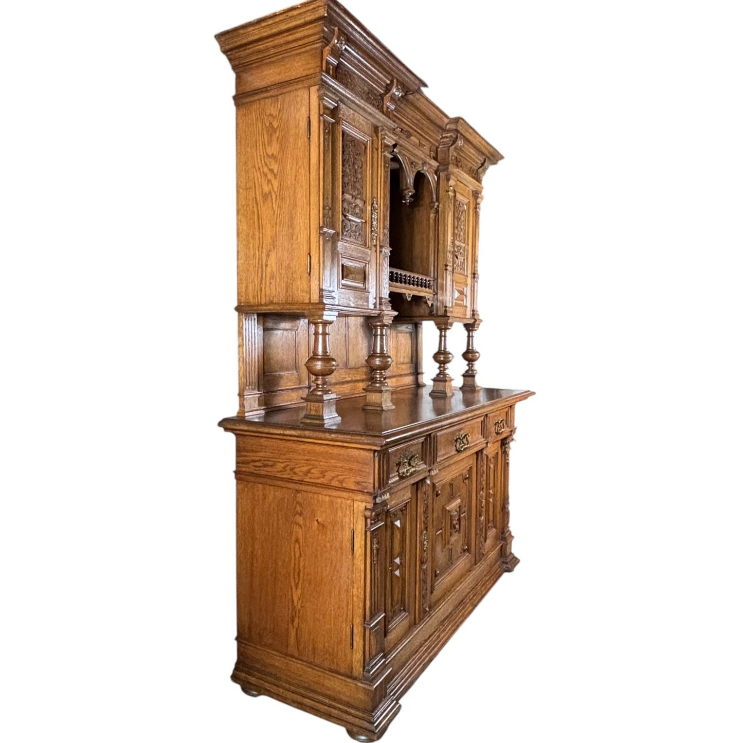 19th Century Wilhelminian Oak Buffet