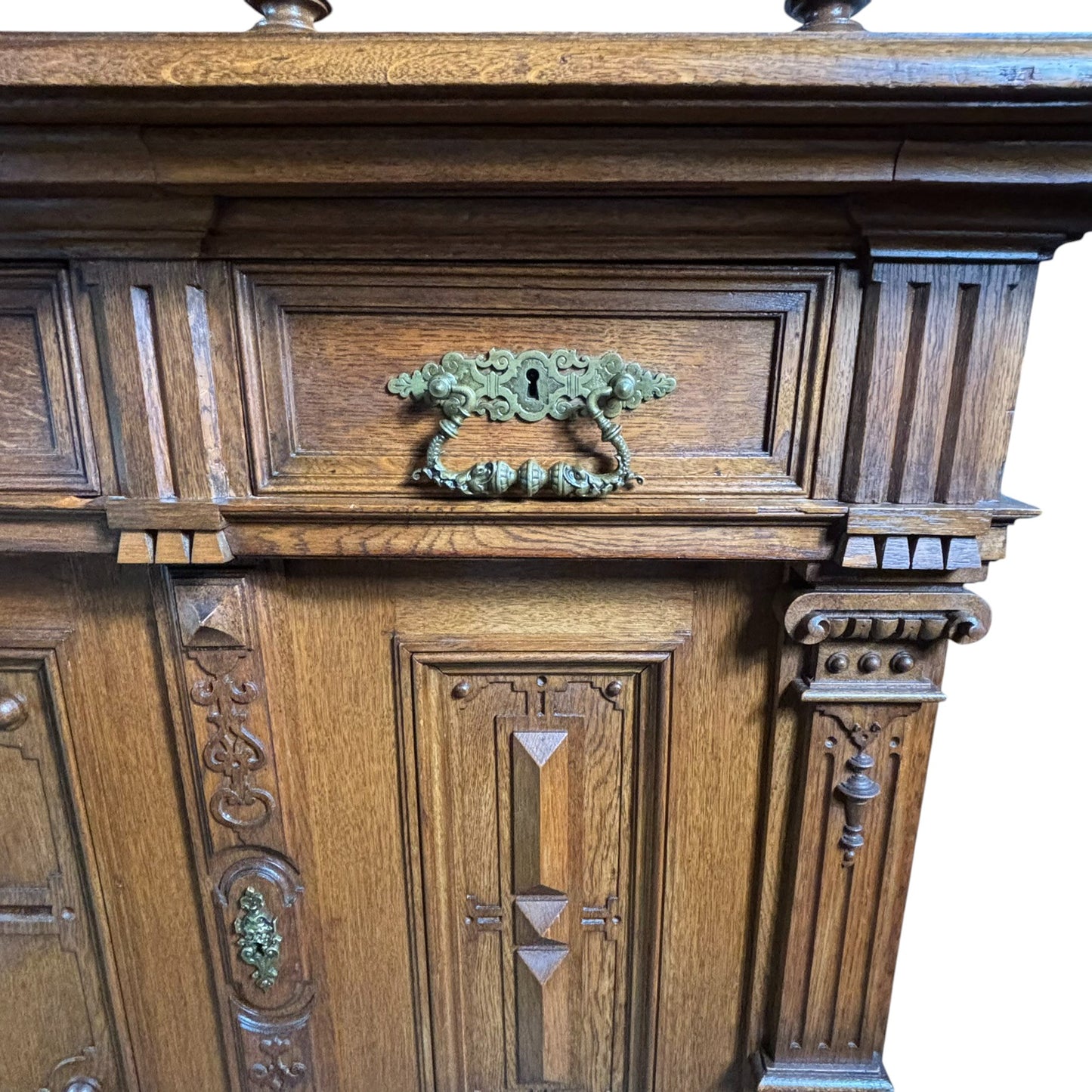 19th Century Wilhelminian Oak Buffet