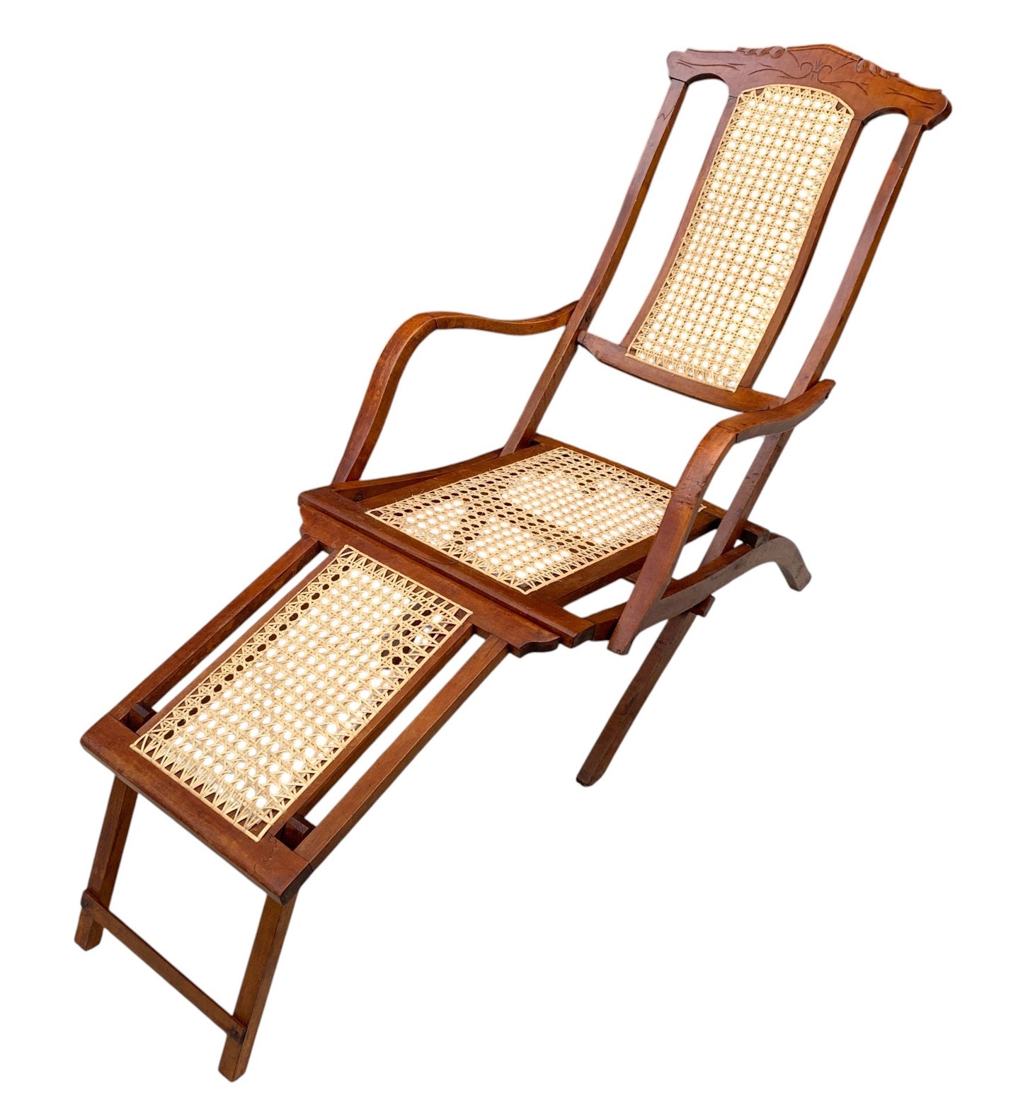 Mid 19th Century Steamship Folding Deck Chair
