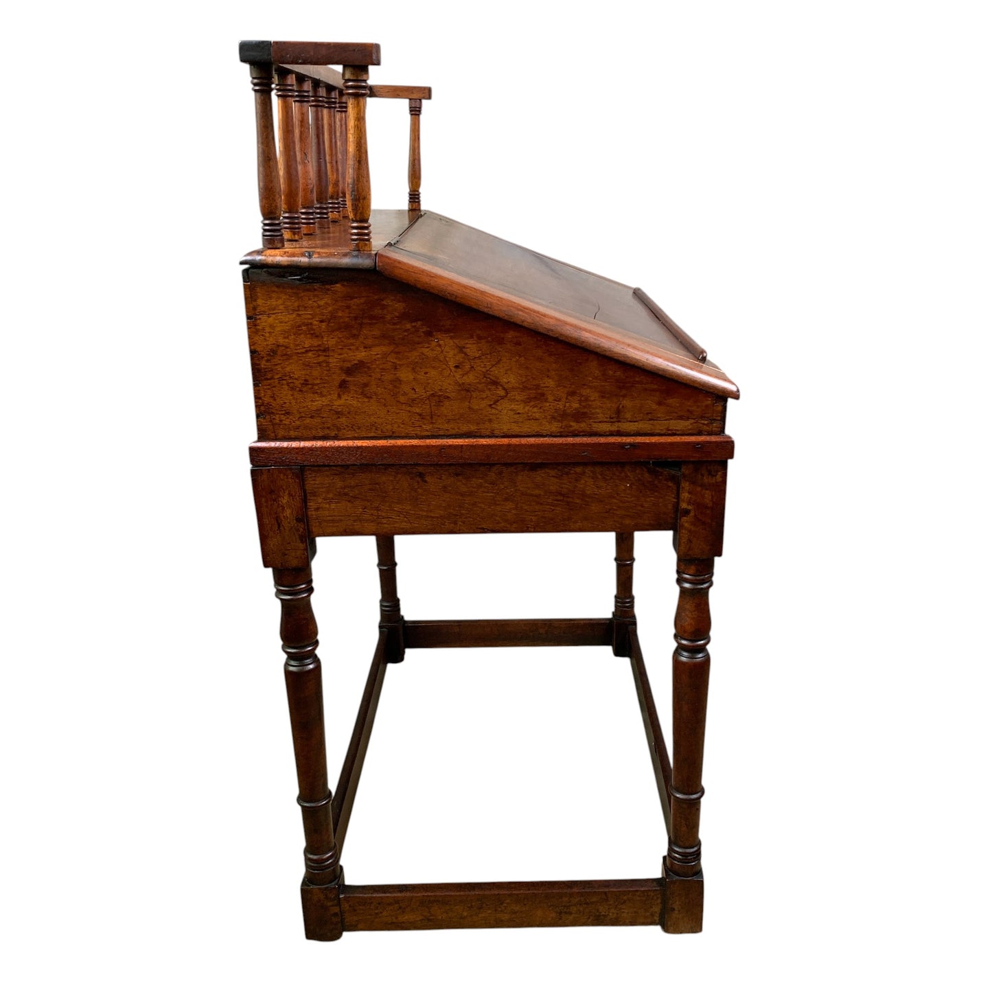 Pennsylvania Walnut Slant Front Desk on Framed Base