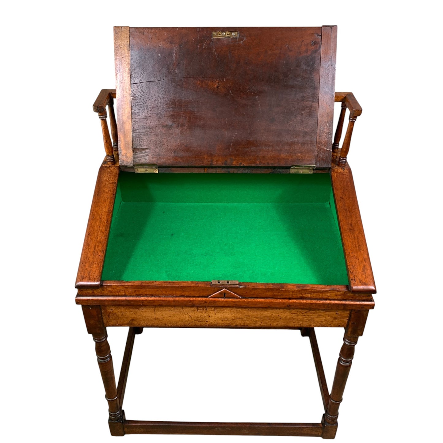 Pennsylvania Walnut Slant Front Desk on Framed Base